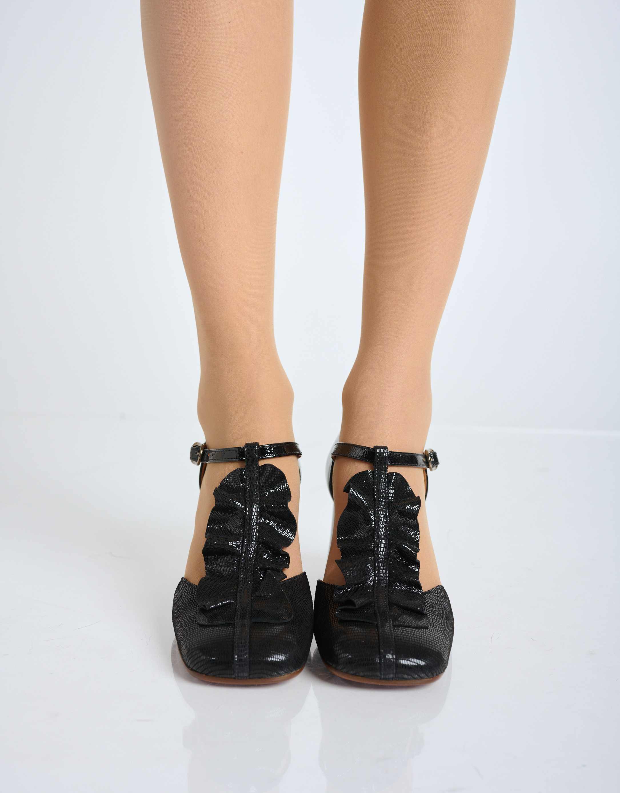 נעלי נשים - Chie Mihara - נעלי עקב SWAN - שחור1