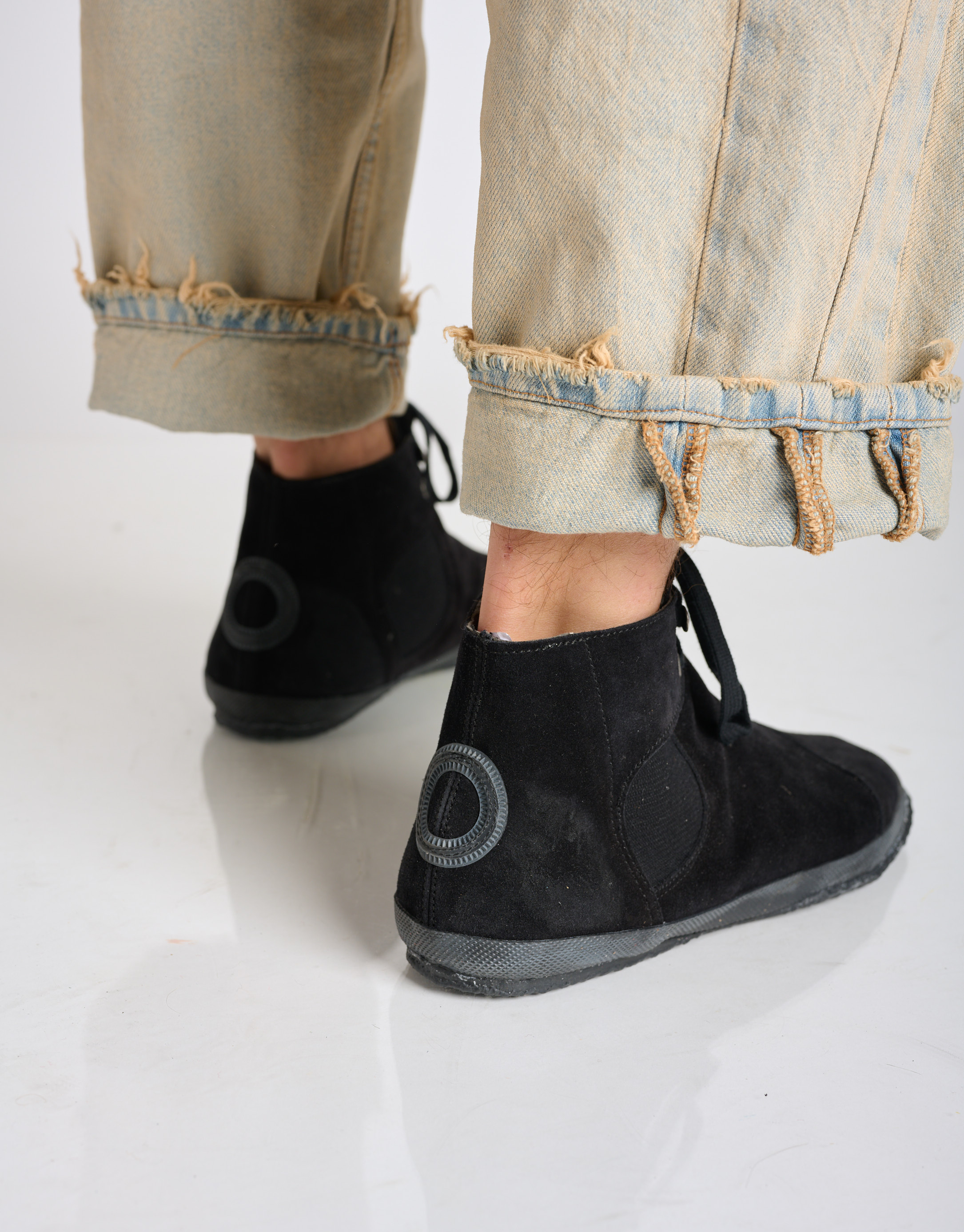 נעלי גברים - Aro - מגפיים מזמש WILLY - שחור4