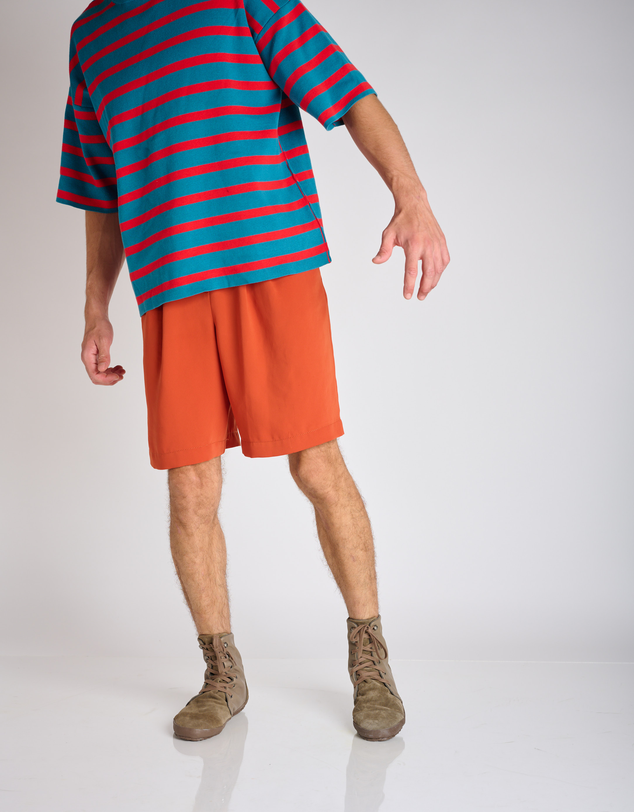 נעלי גברים - Aro - נעליים גבוהות GUS - חום בהיר4