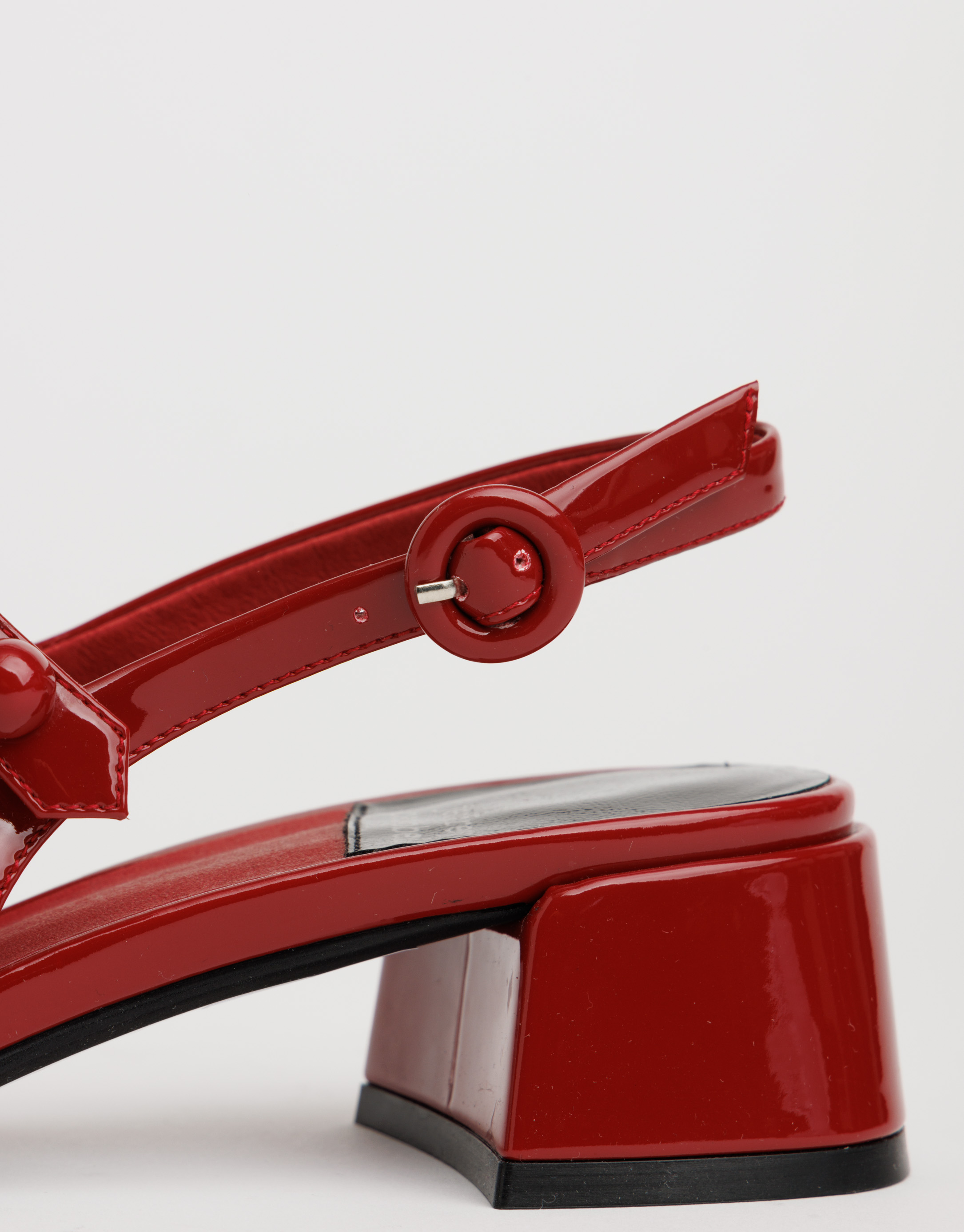 נעלי נשים - Jeffrey Campbell - נעלי בובה COU COU - אדום2