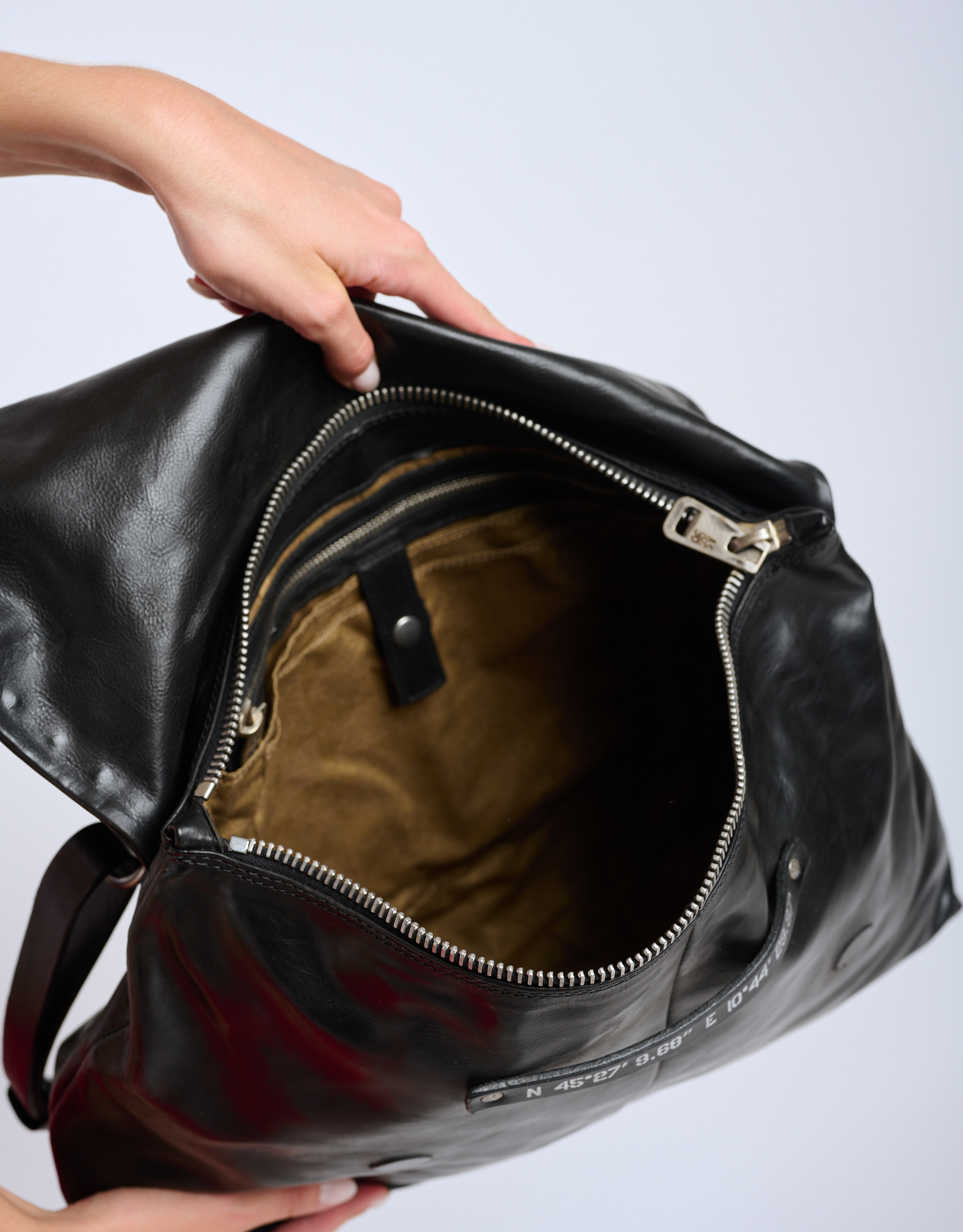 נעלי נשים - A.S. 98 - תיק צד עם ניטים LIA - שחור2