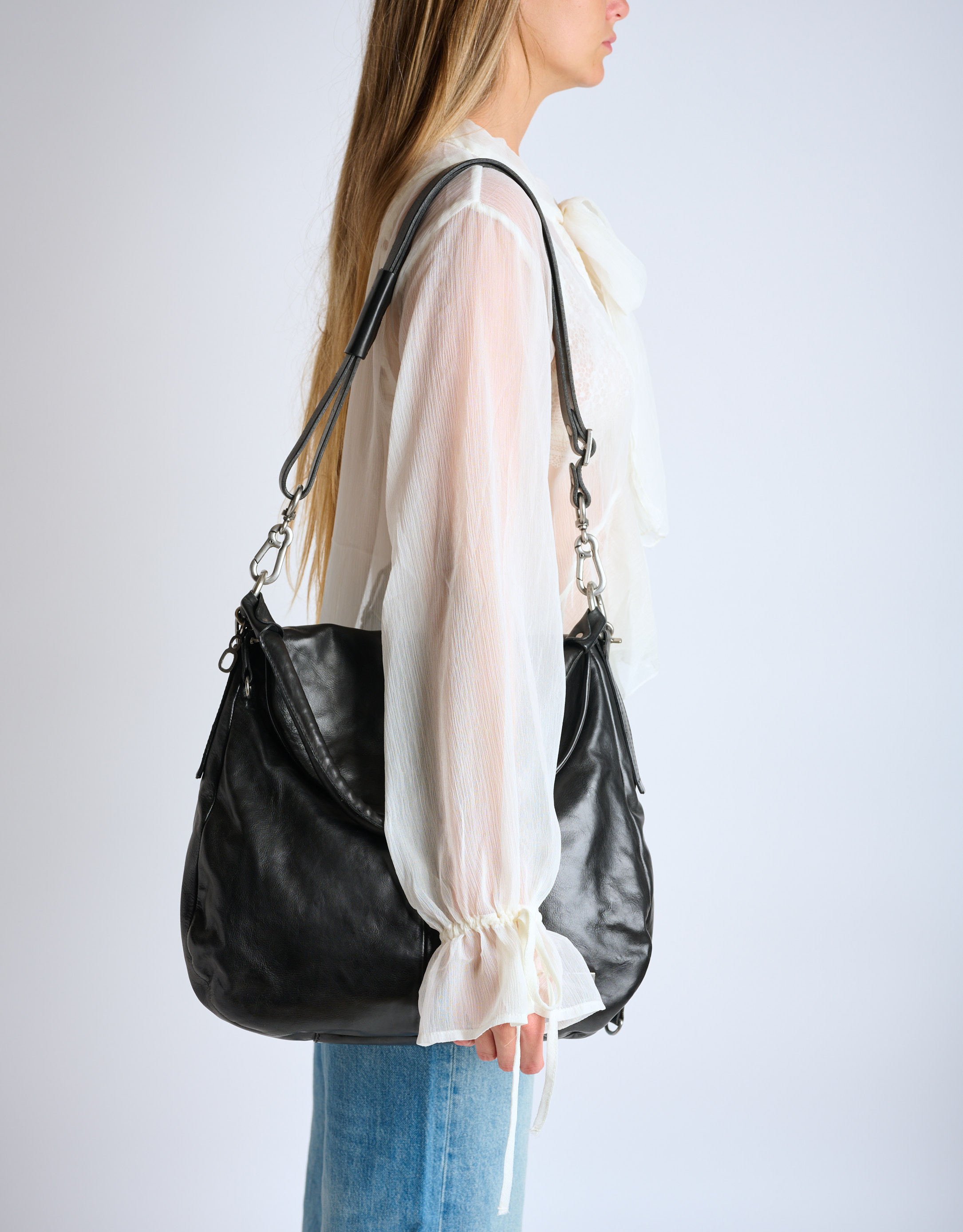 נעלי נשים - A.S. 98 - תיק צד LUNA - שחור2