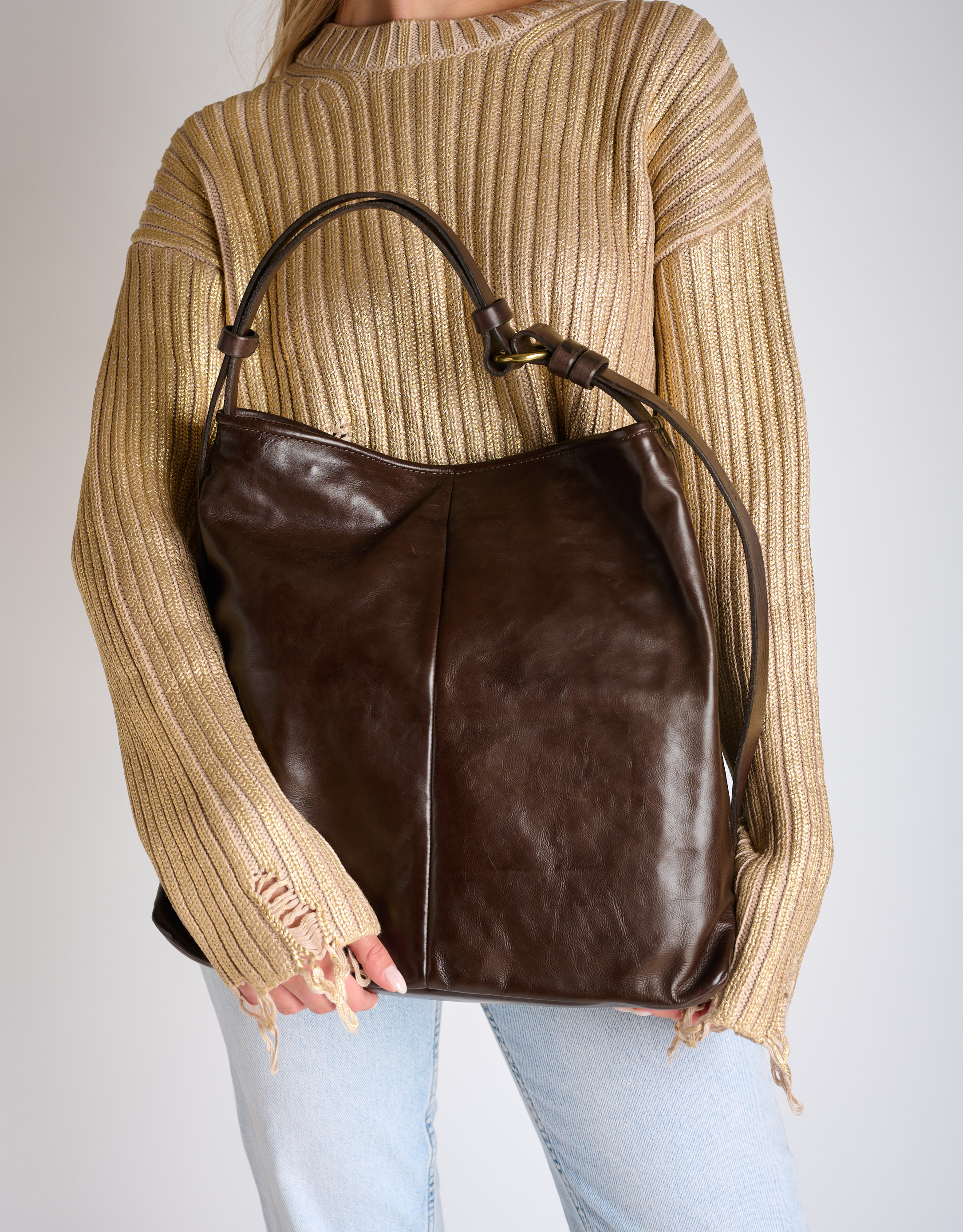 נעלי נשים - A.S. 98 - VIVIANA תיק צד - חום4