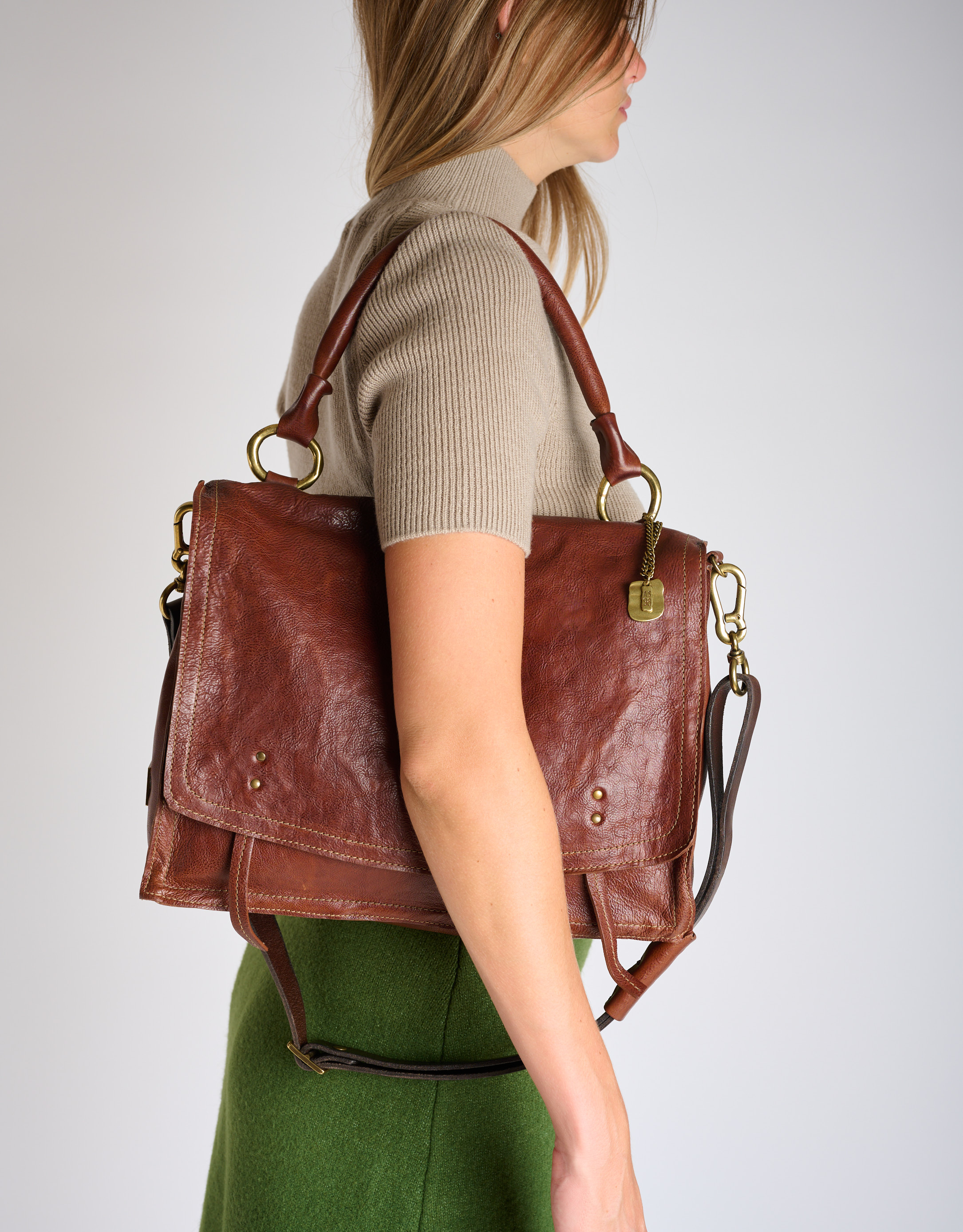 נעלי נשים - A.S. 98 - תיק צד GABRIELA - חום3