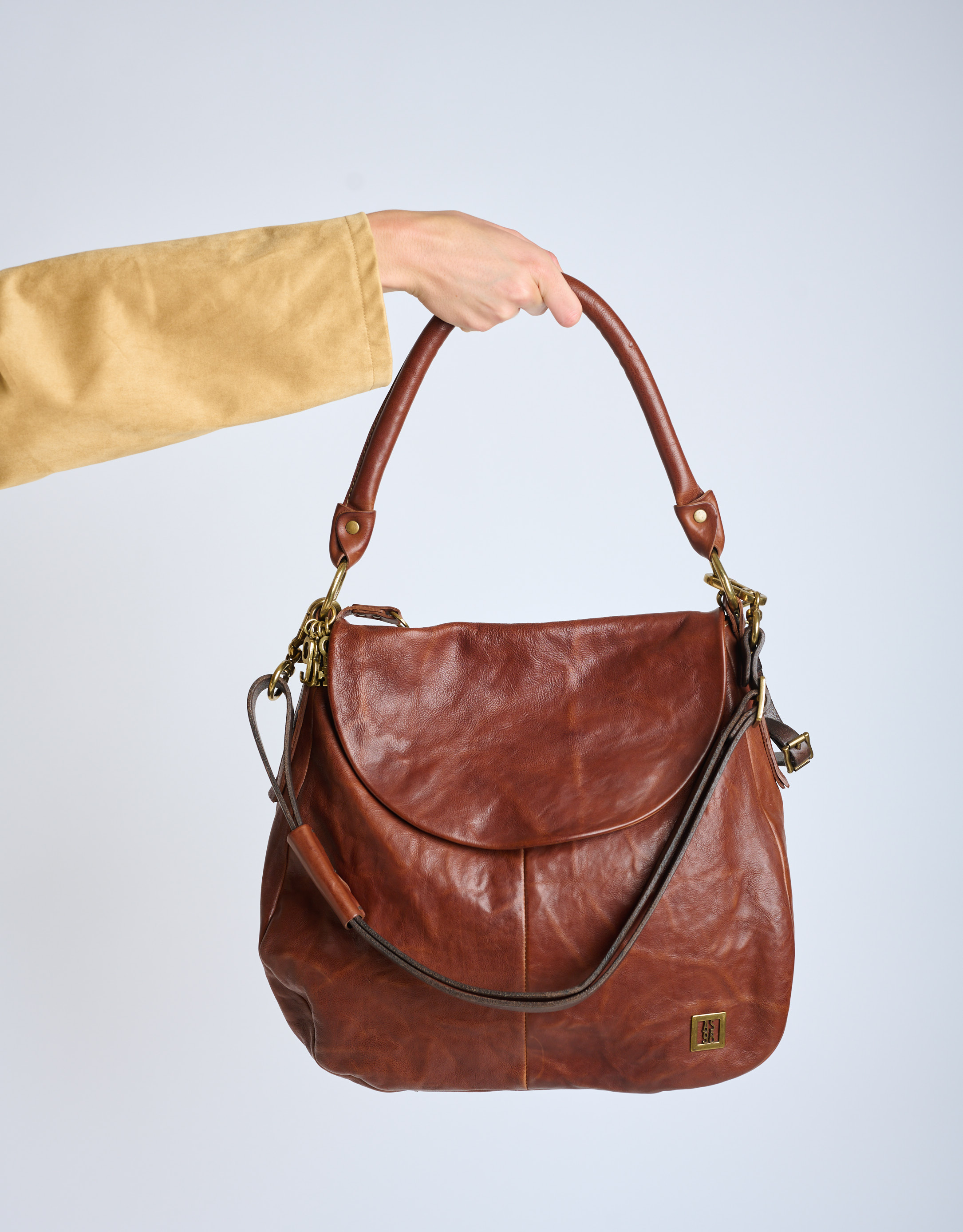 נעלי נשים - A.S. 98 - תיק צד LUNA - חום4