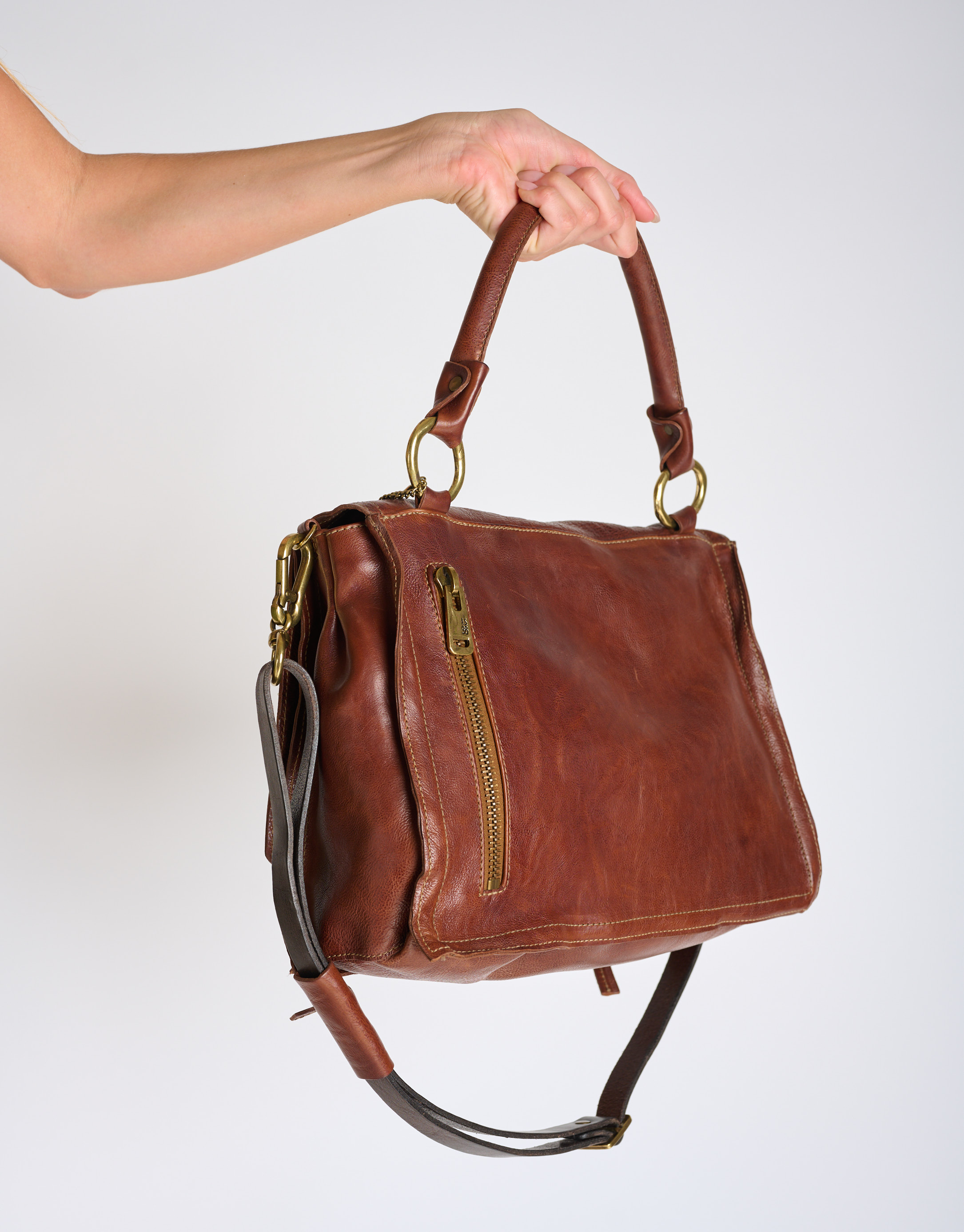 נעלי נשים - A.S. 98 - תיק צד GABRIELA - חום4