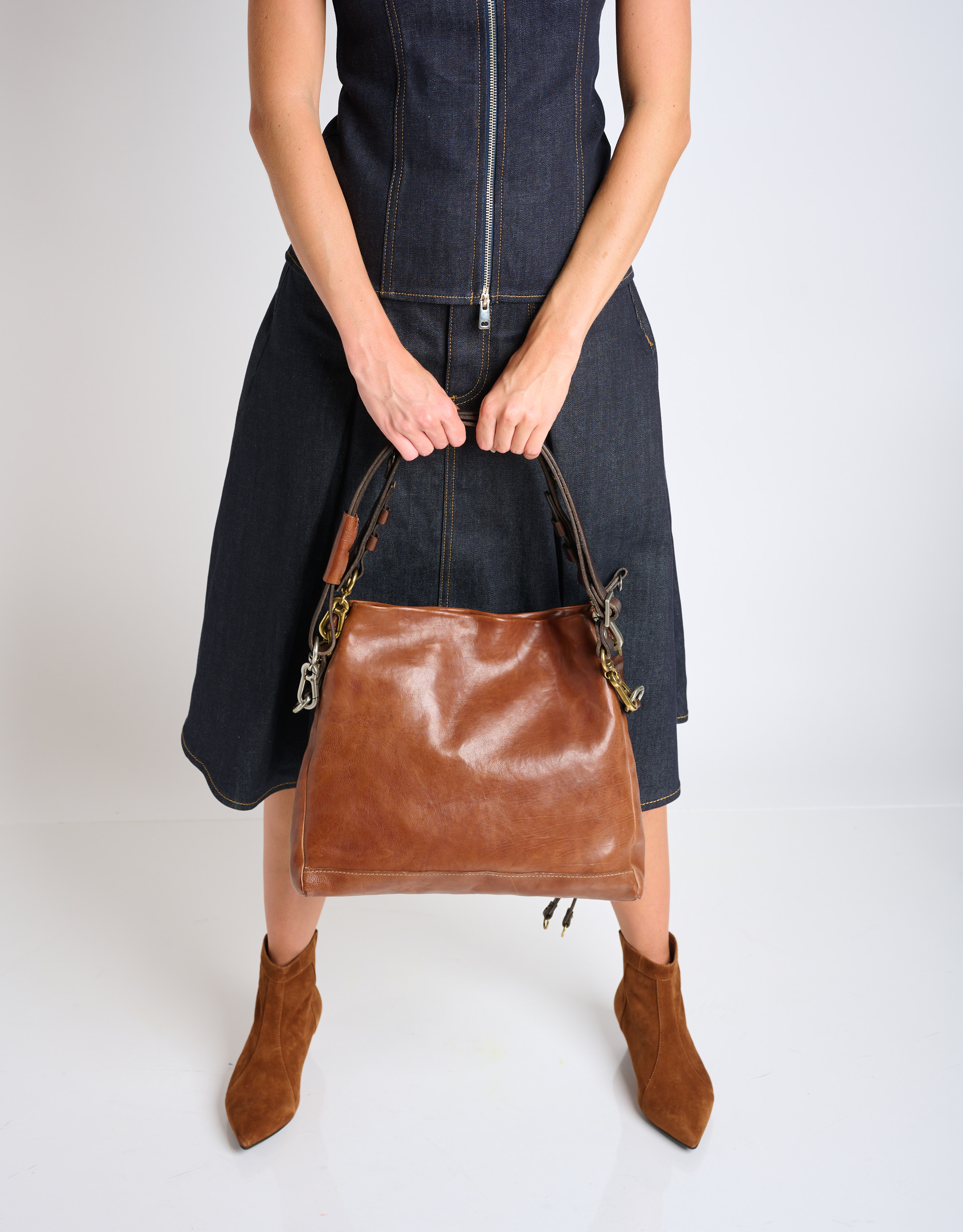 נעלי נשים - A.S. 98 - תיק צד ROSA - חום4