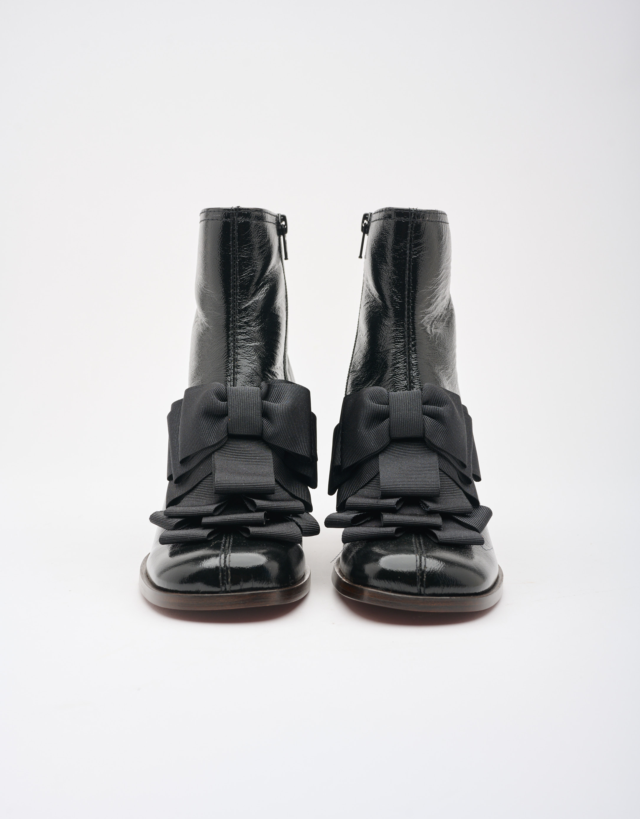 נעלי נשים - Chie Mihara - מגפונים עם עקב TELAZO - שחור2