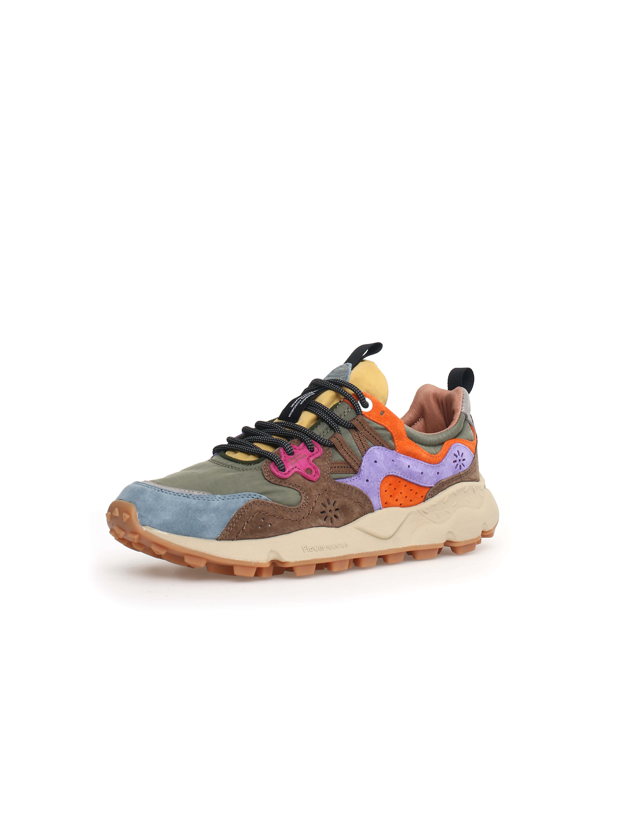 נעלי נשים - Flower Mountain - סניקרס YAMANO 3 - ירוק1