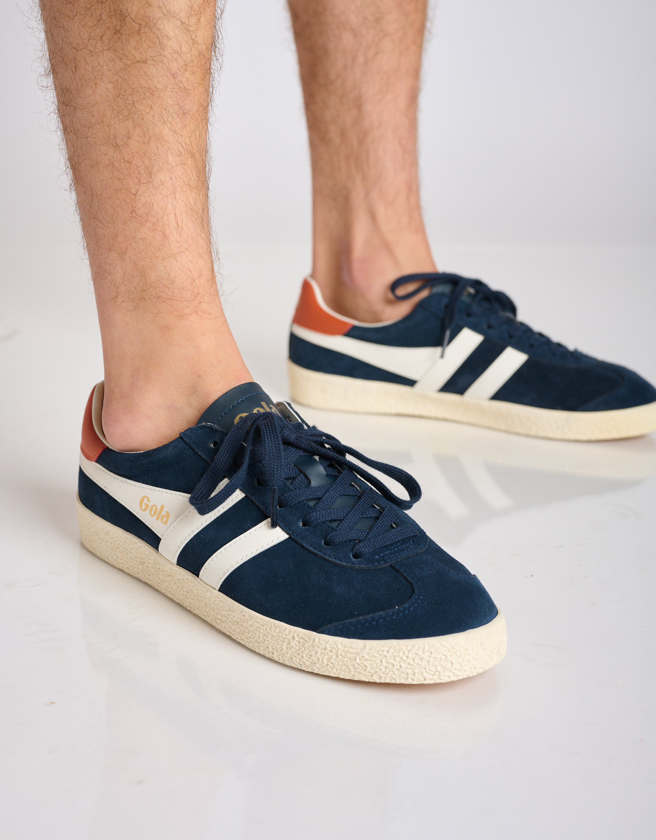 נעלי גברים - Gola - סניקרס עור MEDALLIST - כחול2