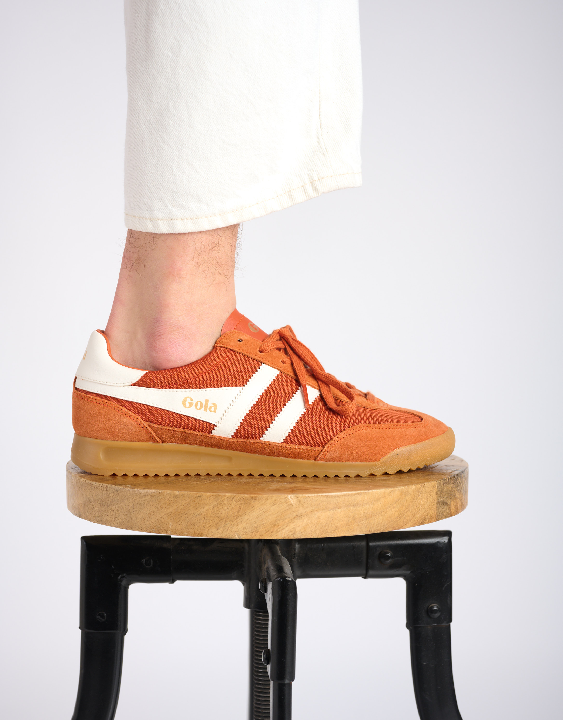 נעלי גברים - Gola - סניקרס TORNADO - כתום3