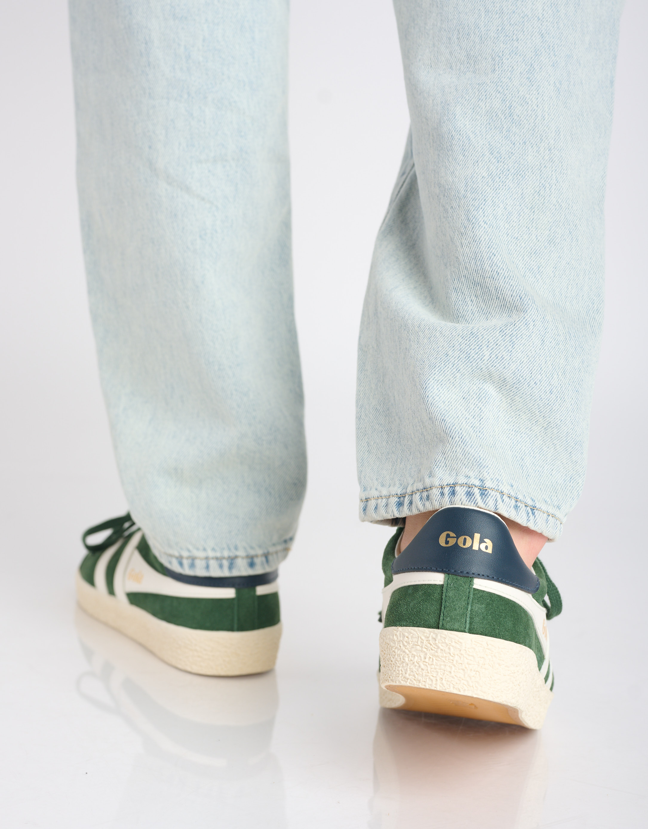 נעלי גברים - Gola - סניקרס עור MEDALLIST - ירוק4