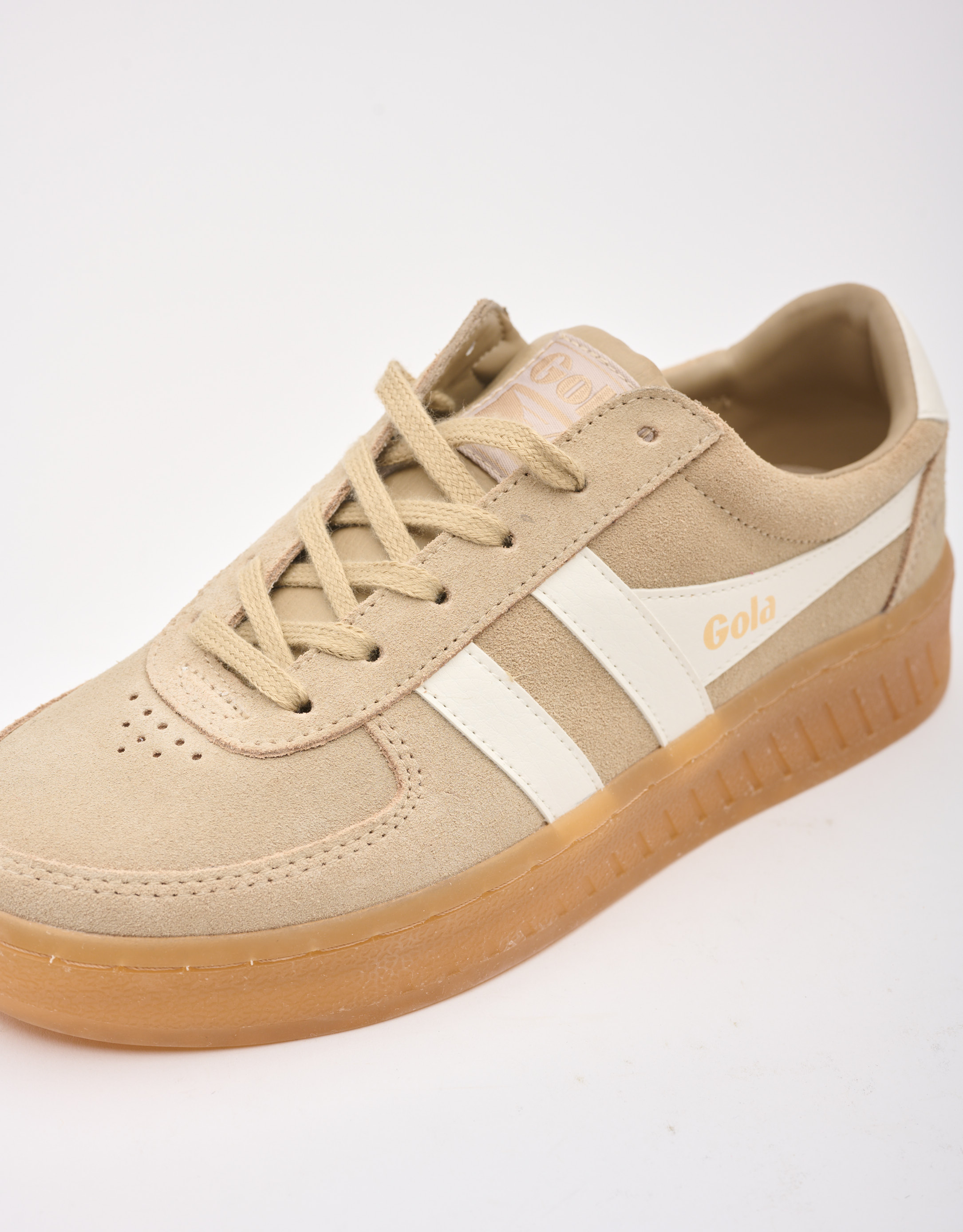 נעלי נשים - Gola - סניקרס זמש GRANDSLAM - בז'2