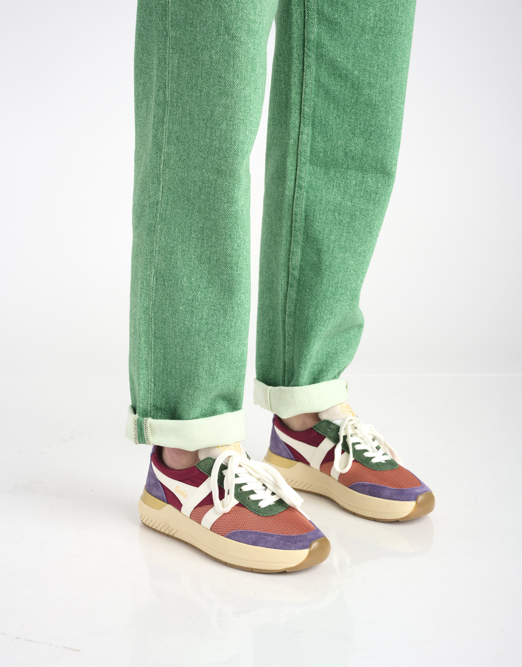 נעלי נשים - Gola - סניקרס RAVEN - ורוד   סגול2