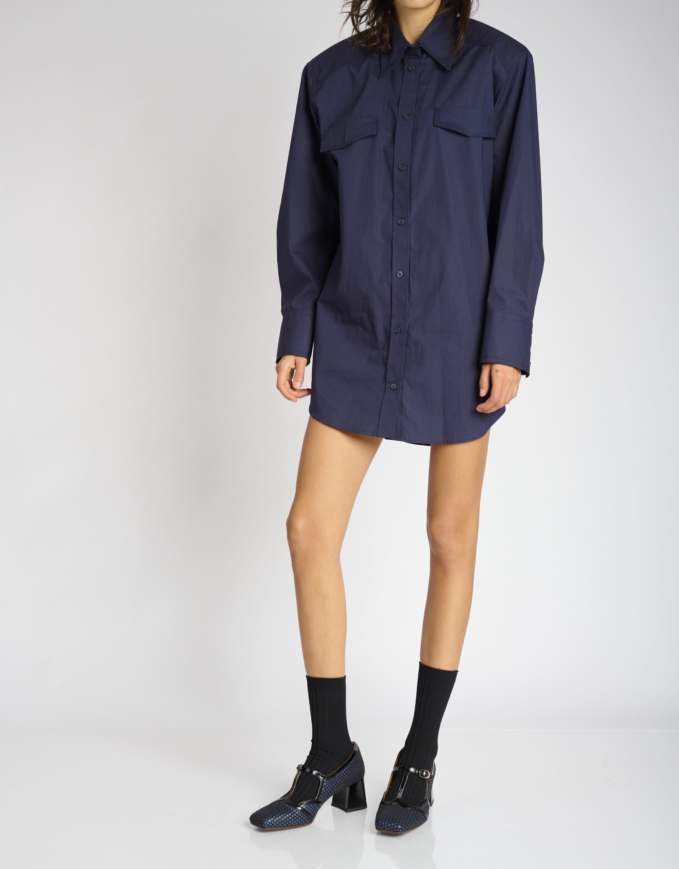 נעלי נשים - Chie Mihara - נעלי עקב VYDA - כחול   שחור4