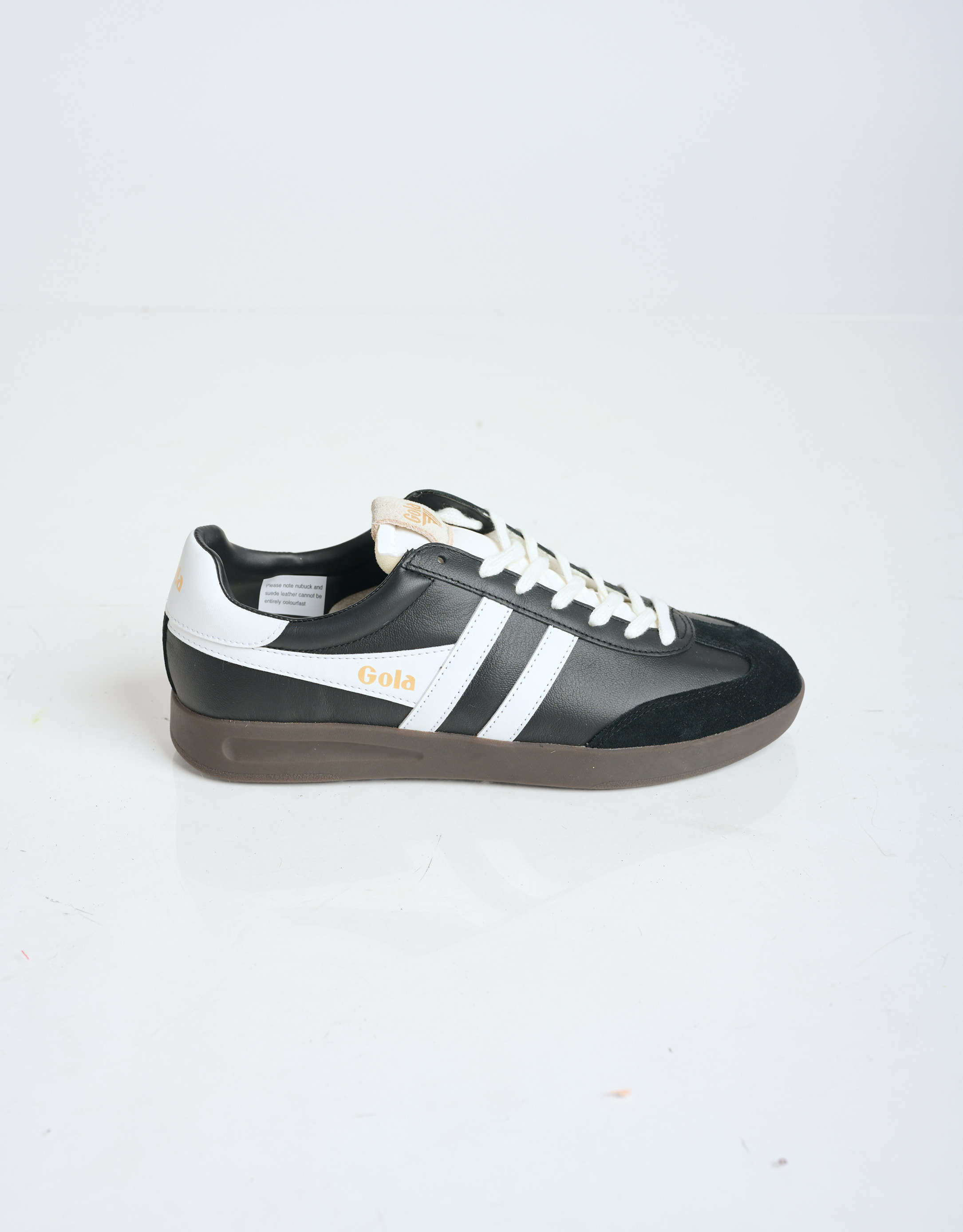 נעלי גברים - Gola - סניקרס עור CYCLONE - שחור4