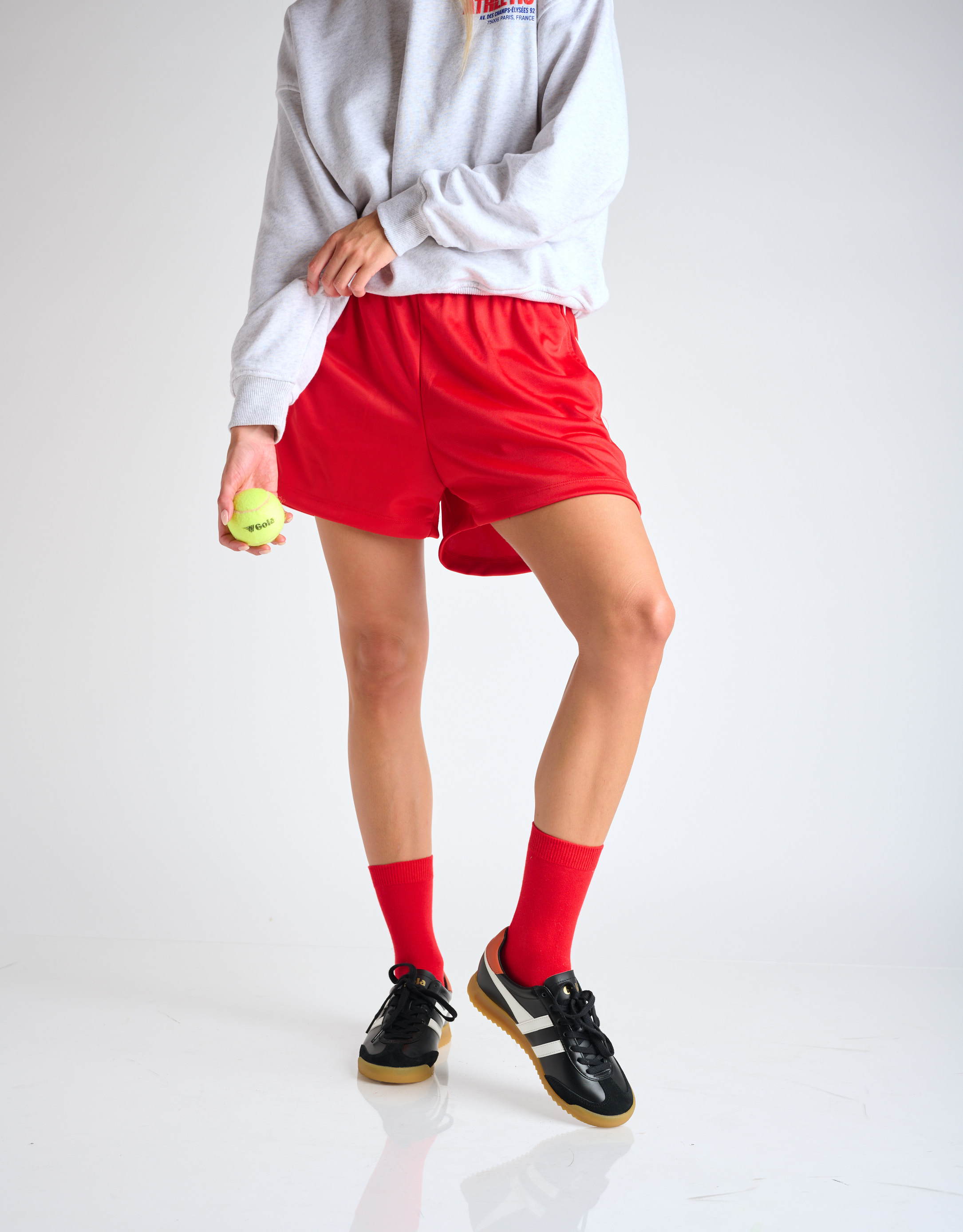 נעלי נשים - Gola - סניקרס עור TORPEDO - שחור לבן3