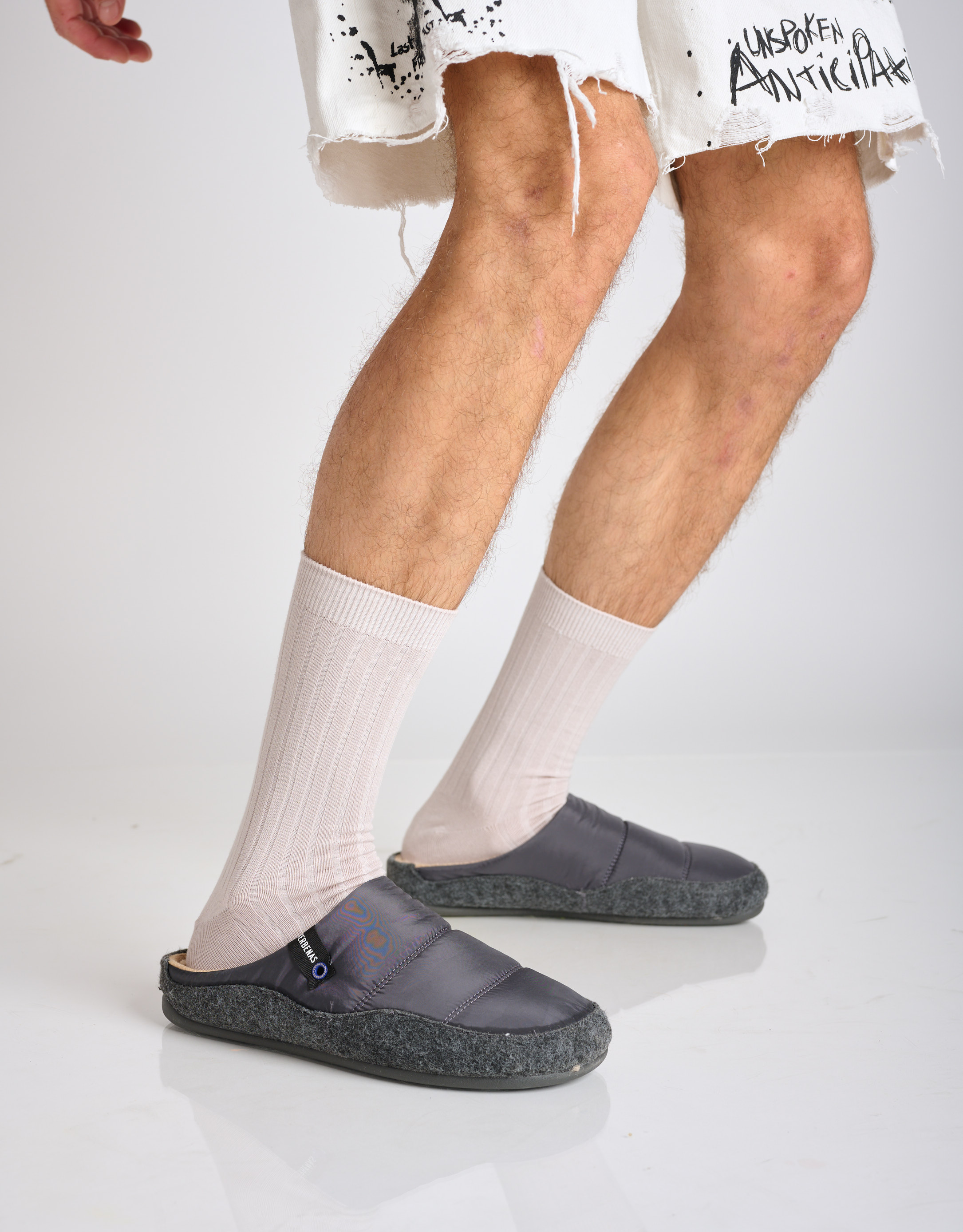 נעלי גברים - Verbenas - נעלי בית EARTH PICOS - אפור2