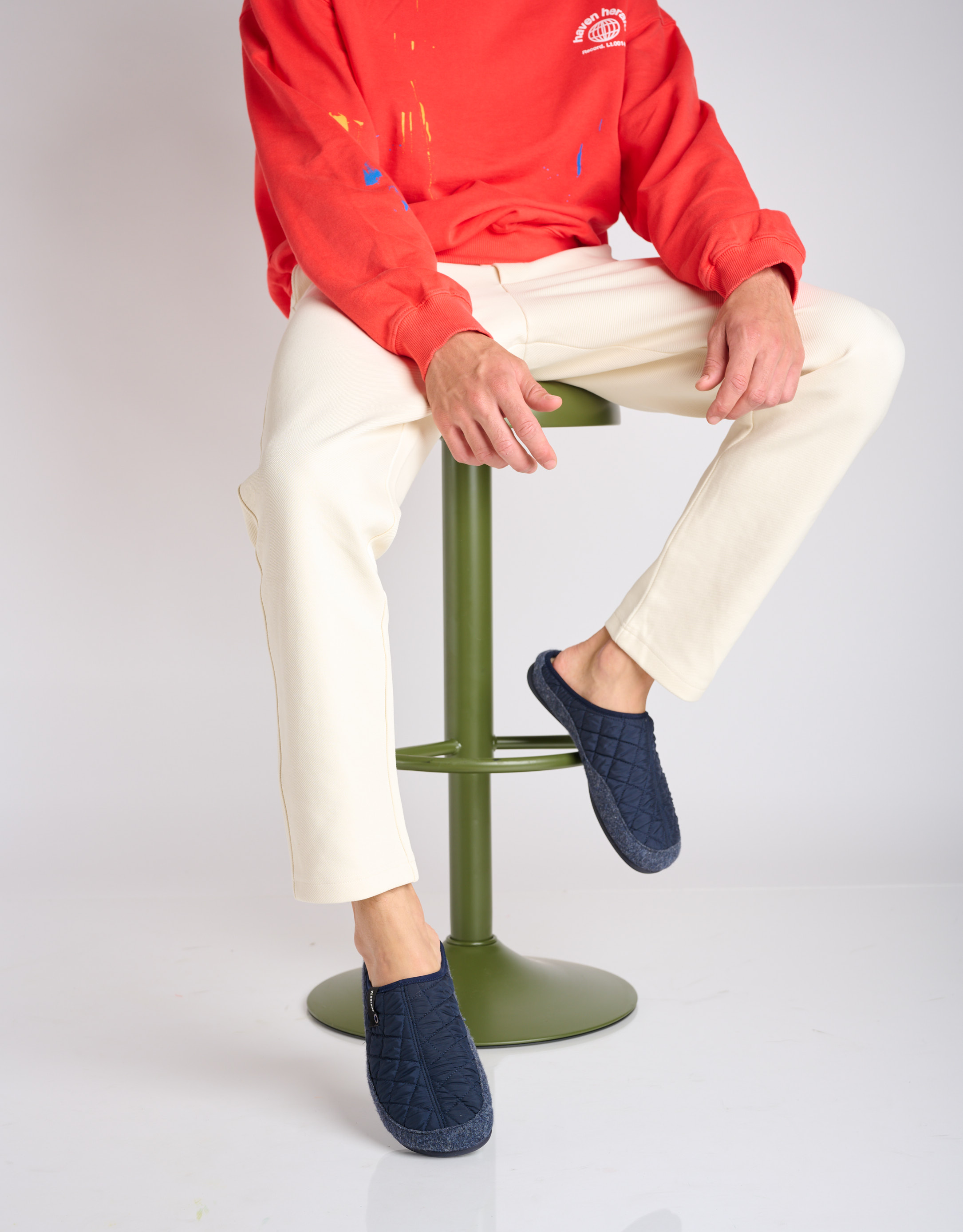 נעלי גברים - Verbenas - נעלי בית EARTH SAVENA - כחול4