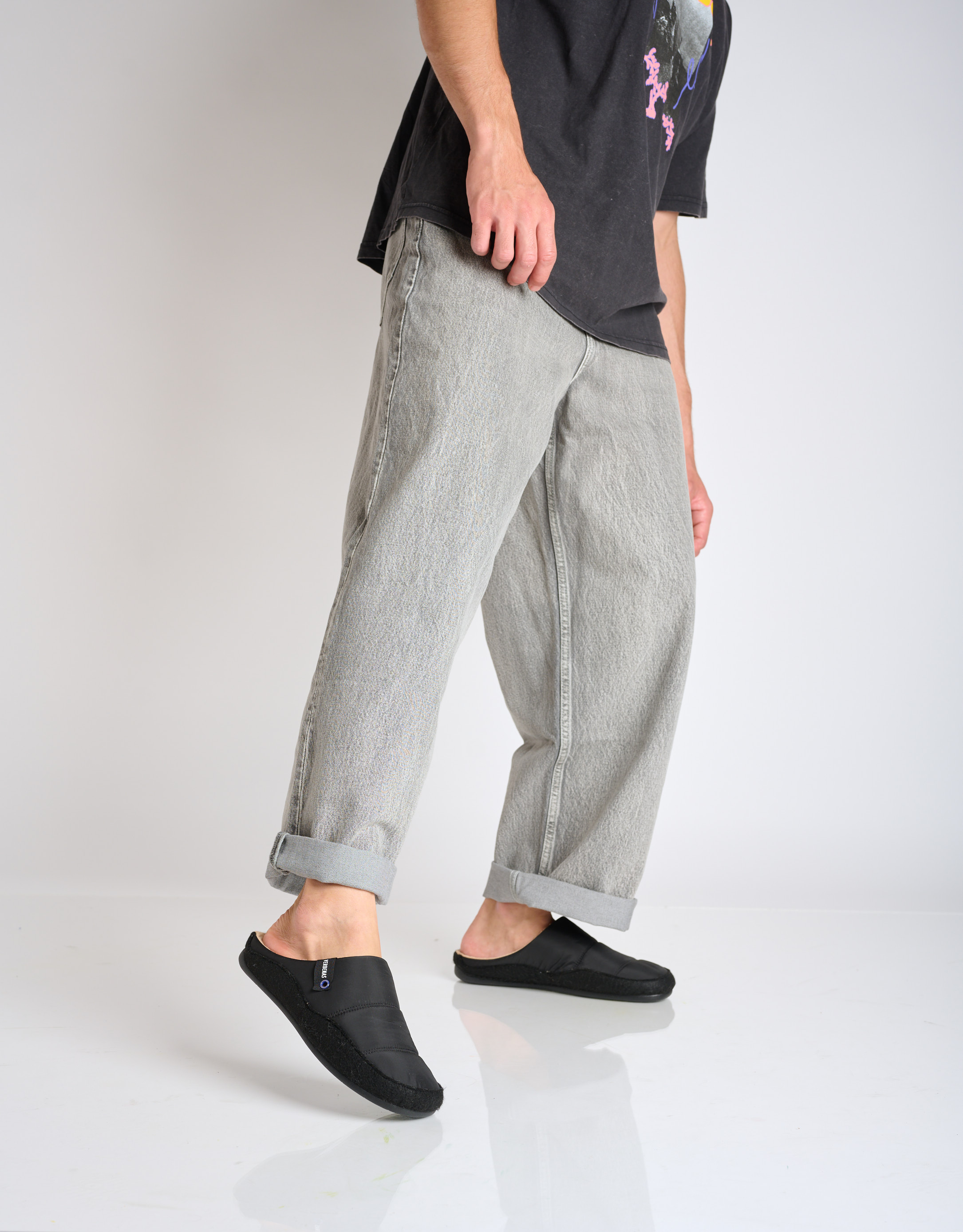 נעלי גברים - Verbenas - נעלי בית EARTH PICOS - שחור4