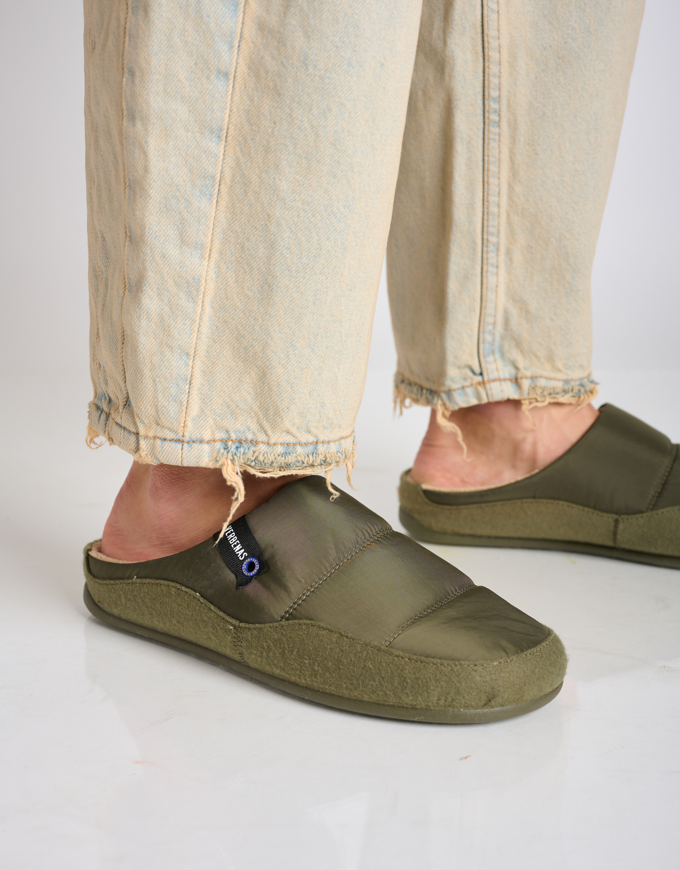 נעלי גברים - Verbenas - נעלי בית EARTH PICOS - חאקי4