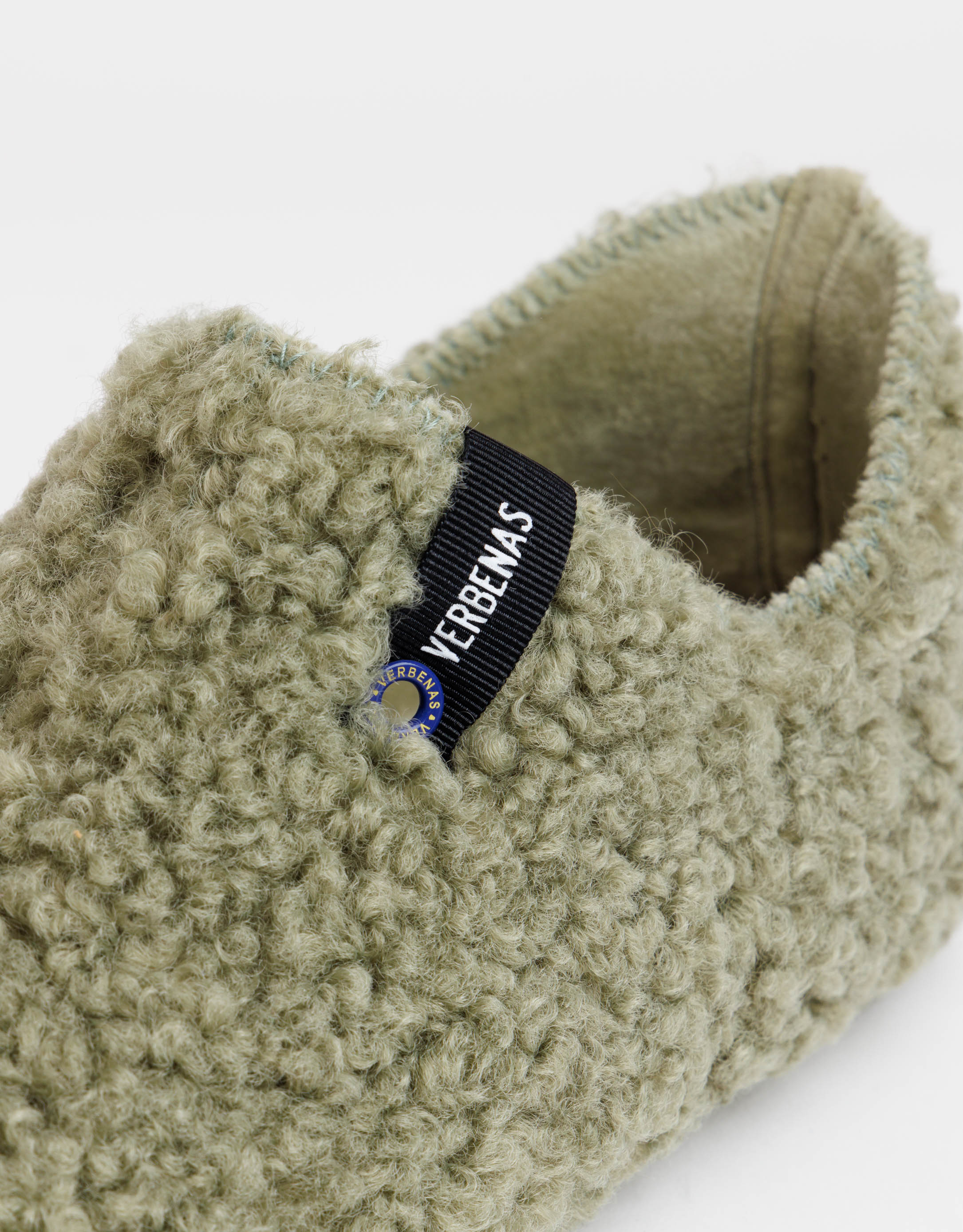 נעלי נשים - Verbenas - נעלי בית YOI CURLY - זית3