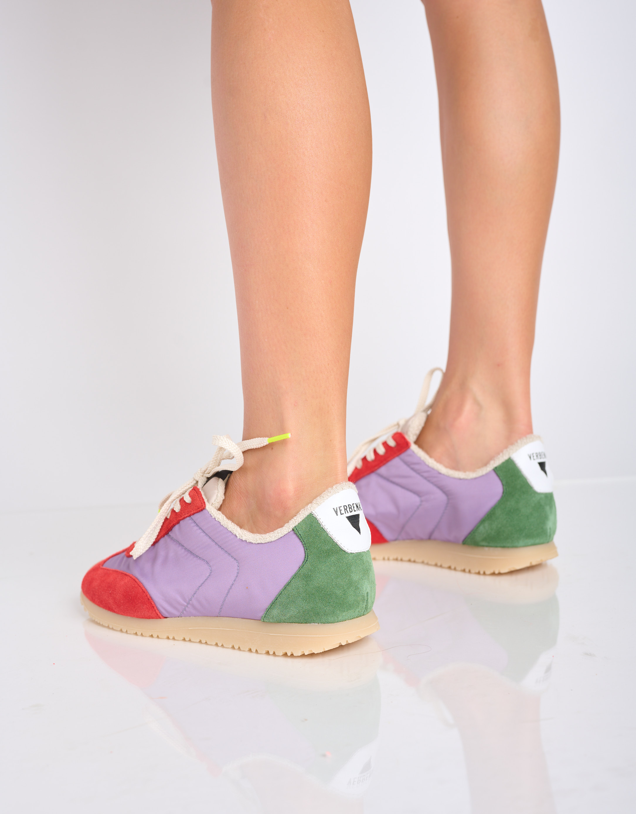 נעלי נשים - Verbenas - סניקרס ONA NYLON - סגול   אדום2