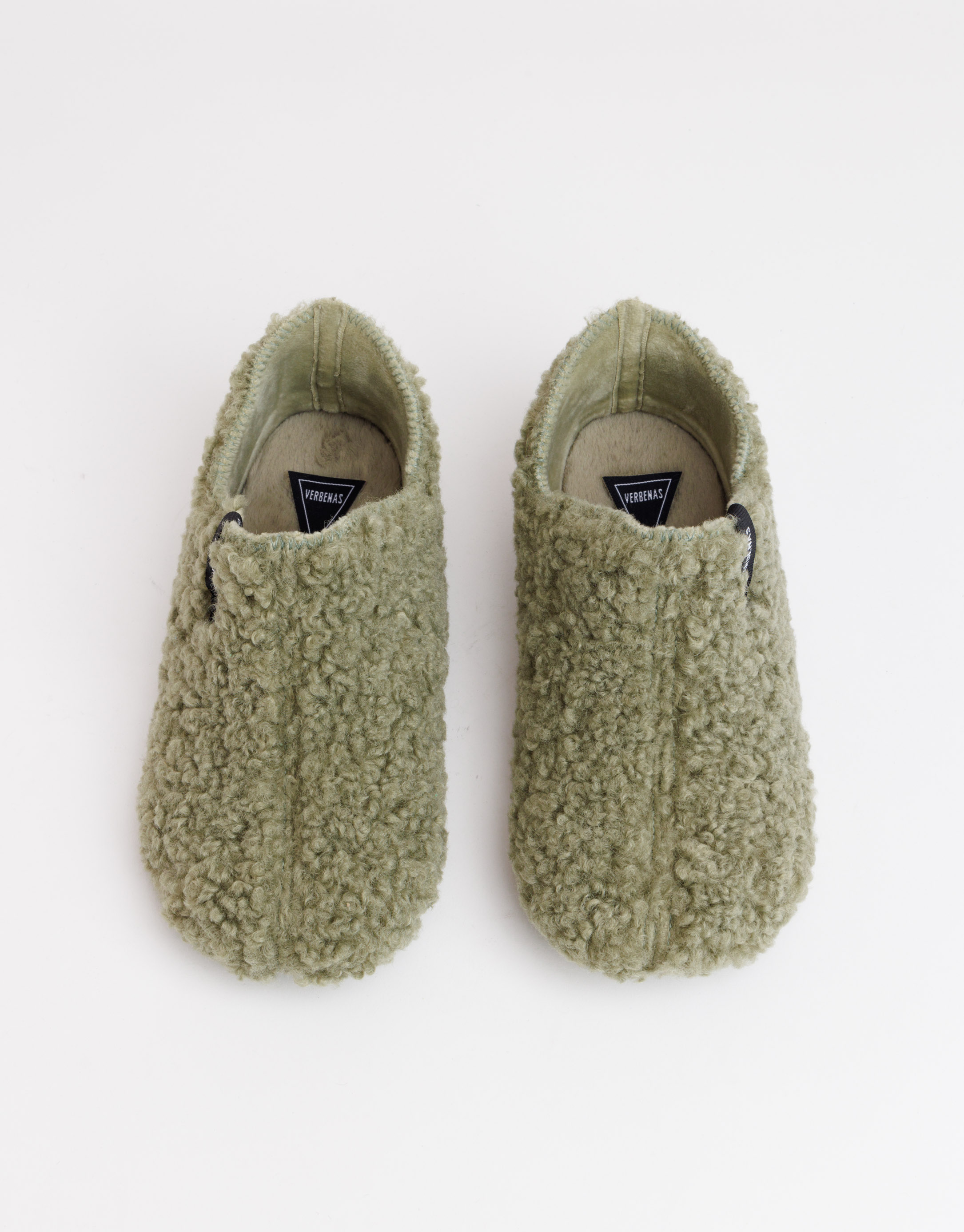 נעלי נשים - Verbenas - נעלי בית YOI CURLY - זית4