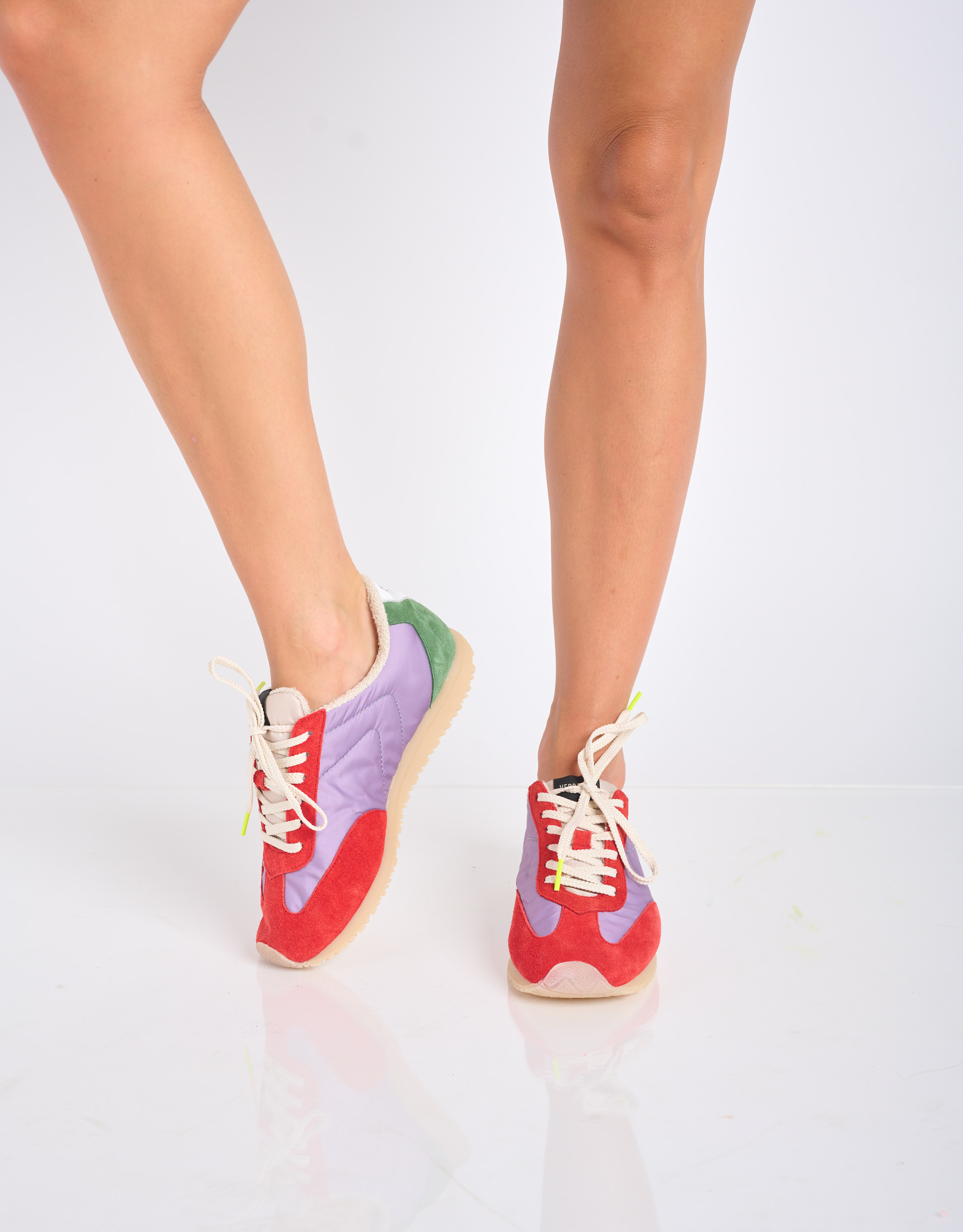 נעלי נשים - Verbenas - סניקרס ONA NYLON - סגול   אדום3