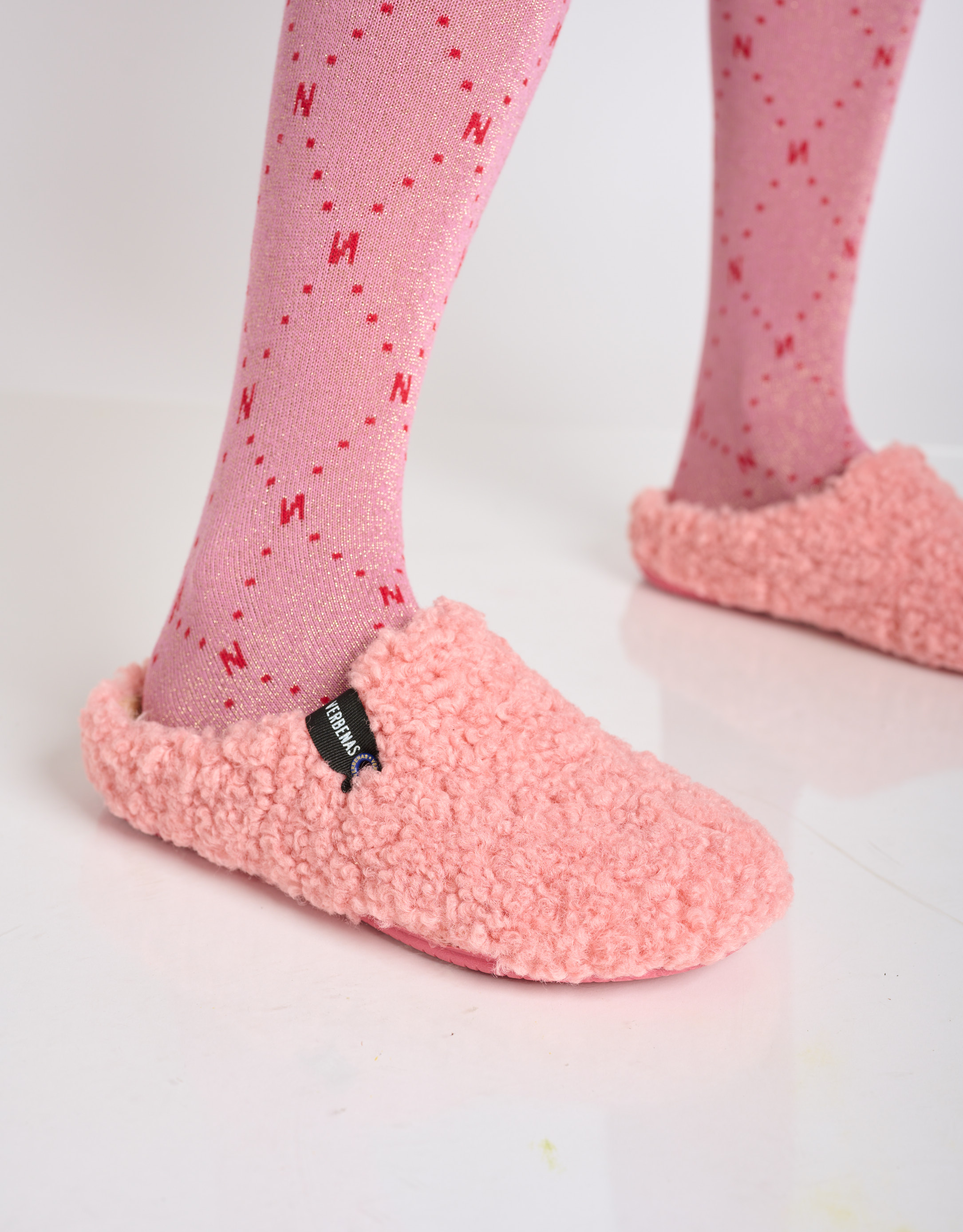 נעלי נשים - Verbenas - נעלי בית YORK CURLY - ורוד3