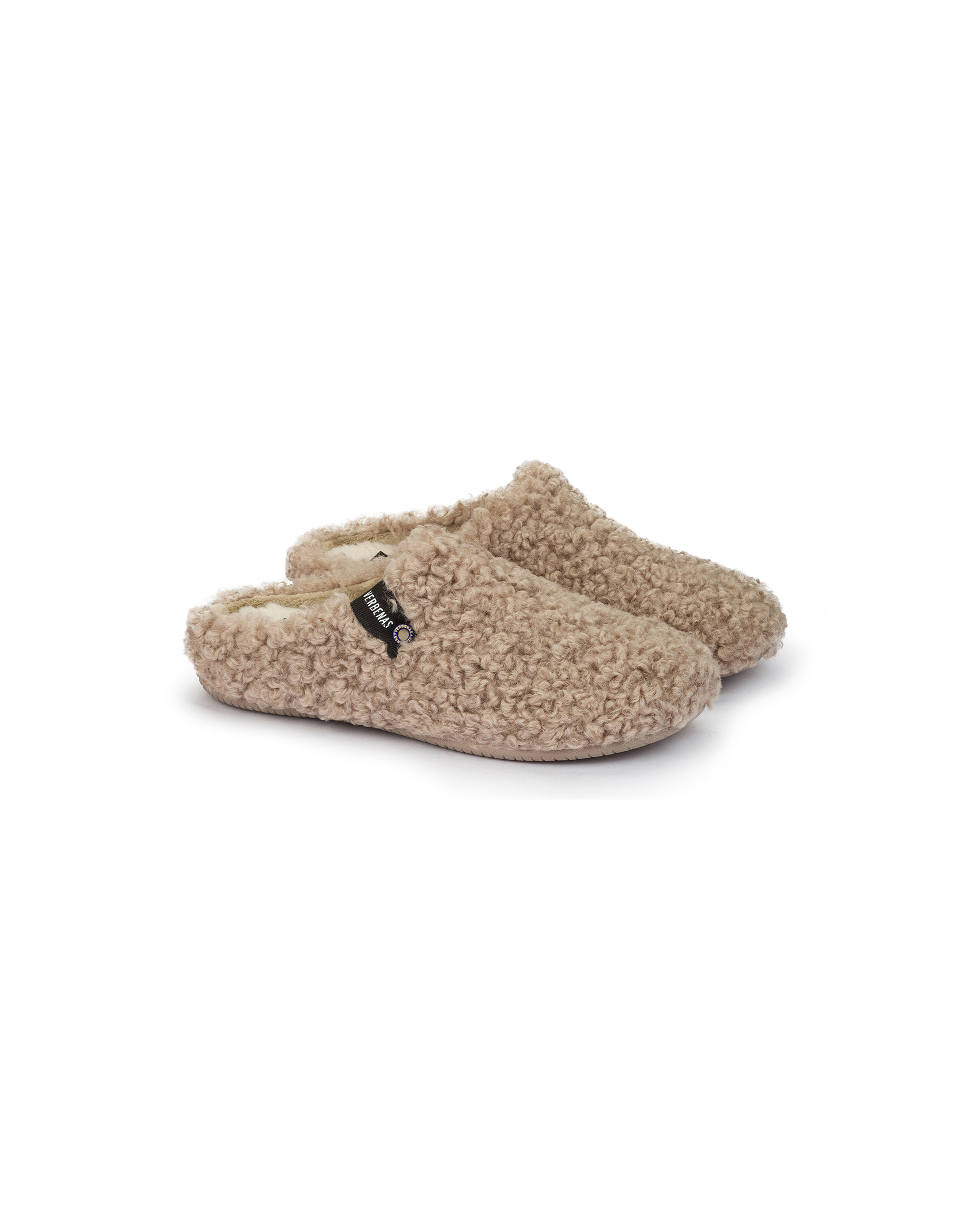 נעלי נשים - Verbenas - נעלי בית YORK CURLY - חום בהיר3