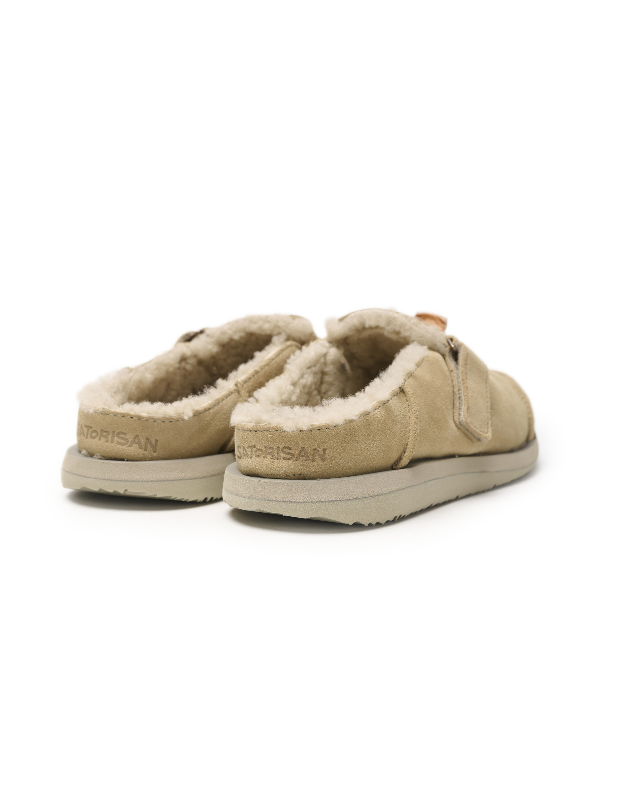 נעלי גברים - Satorisan - כפכפי זמש  UWABAKI - בז'2