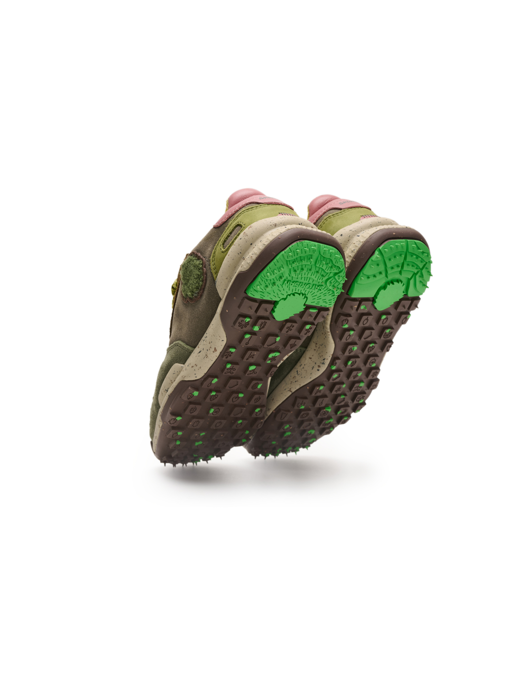 נעלי נשים - Satorisan - סניקרס זמש CHACRONA - ירוק2