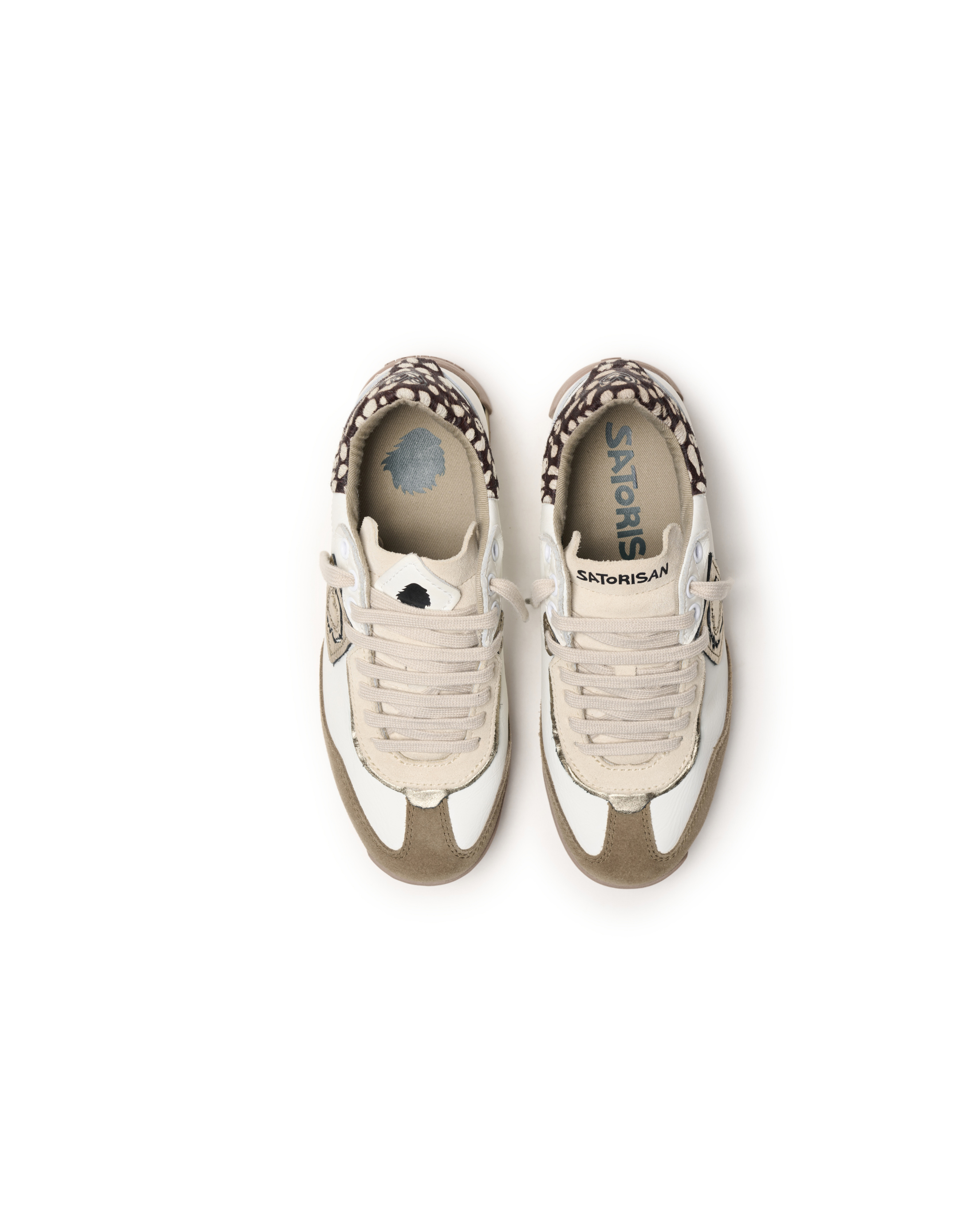 נעלי נשים - Satorisan - סניקרס עור ENSO - לבן2