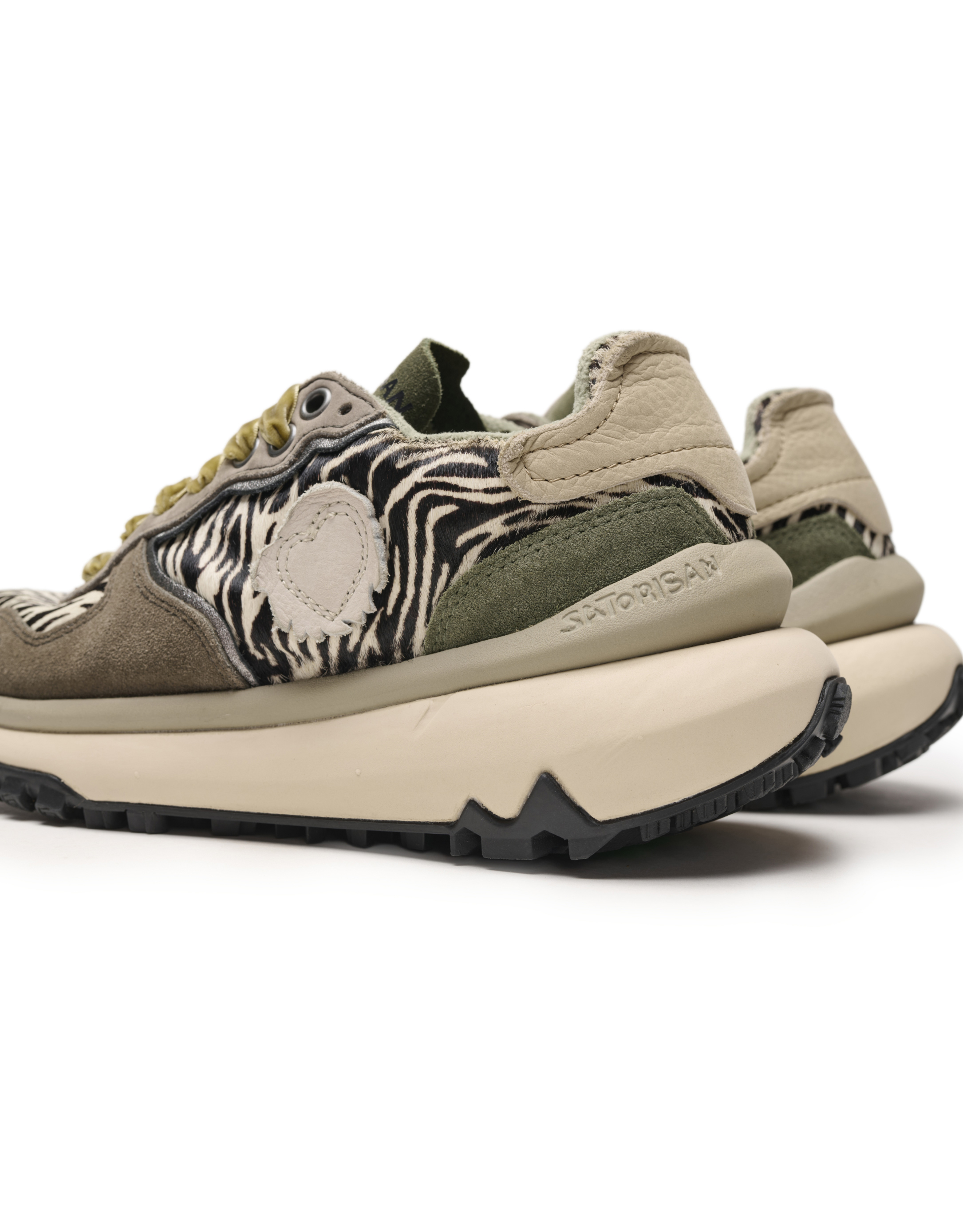 נעלי נשים - Satorisan - סניקרס עור CHACRONA METTA - זברה3