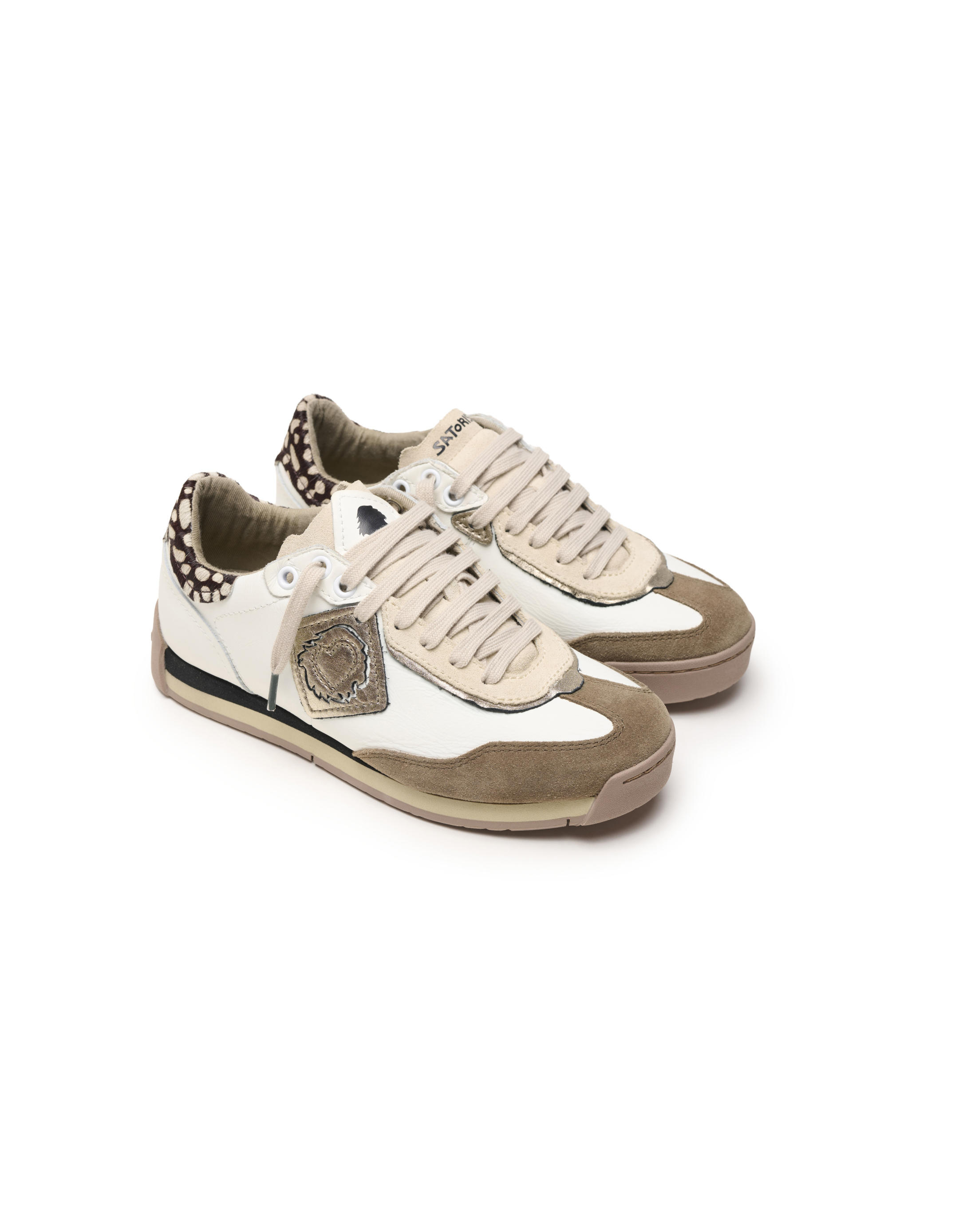 נעלי נשים - Satorisan - סניקרס עור ENSO - לבן4