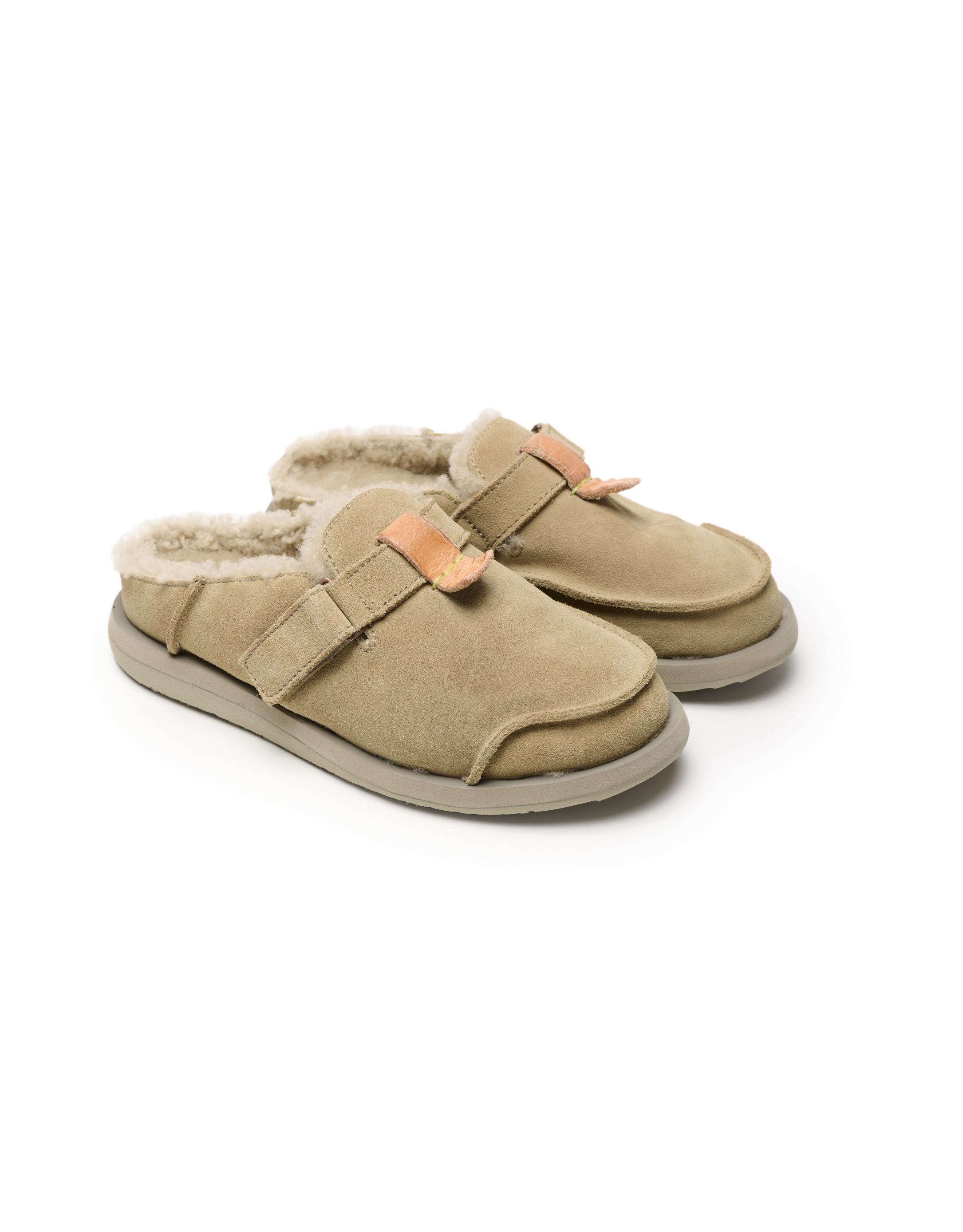 נעלי נשים - Satorisan - כפכפי זמש  UWABAKI - בז'4