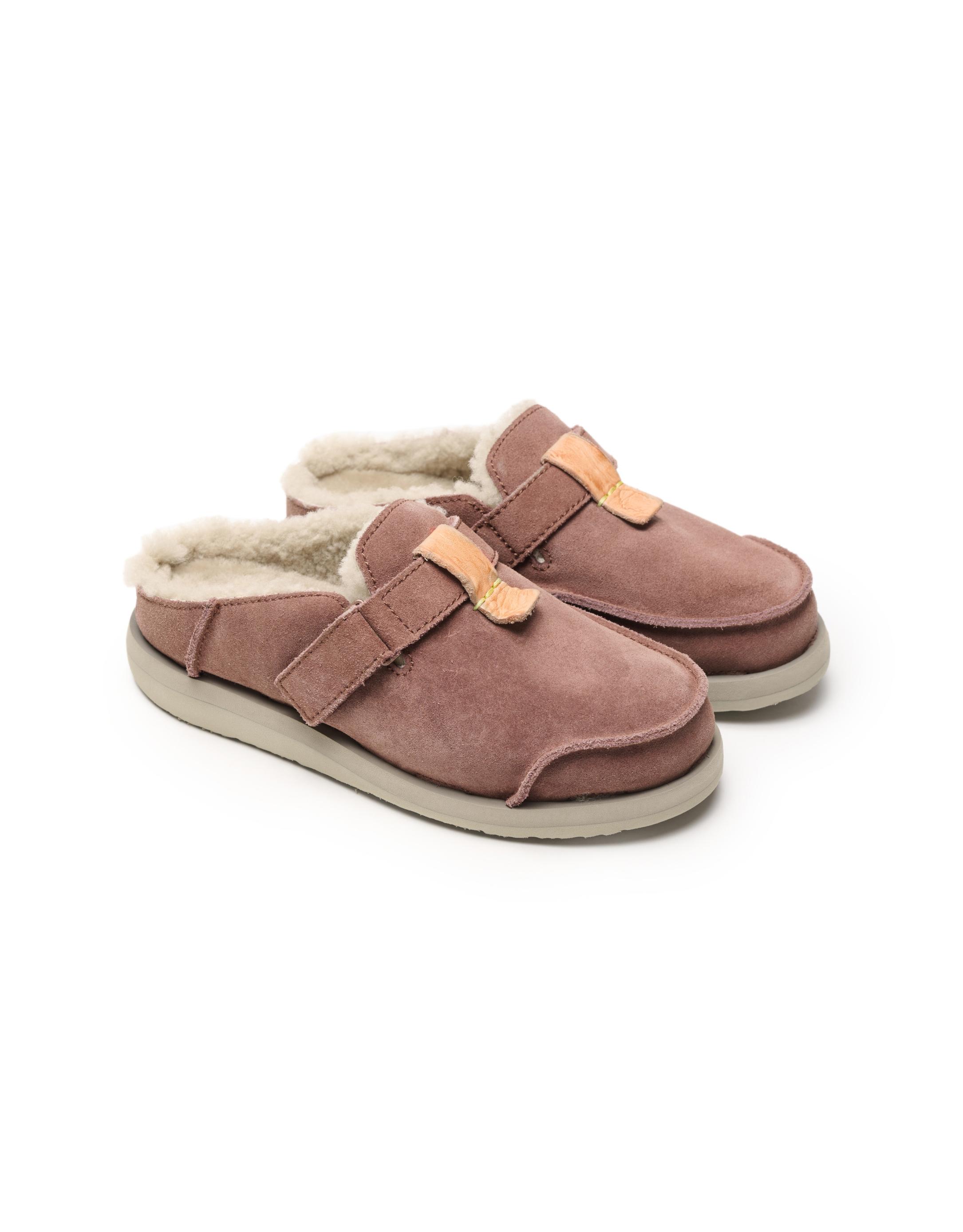 נעלי נשים - Satorisan - כפכפי זמש  UWABAKI - ורוד4