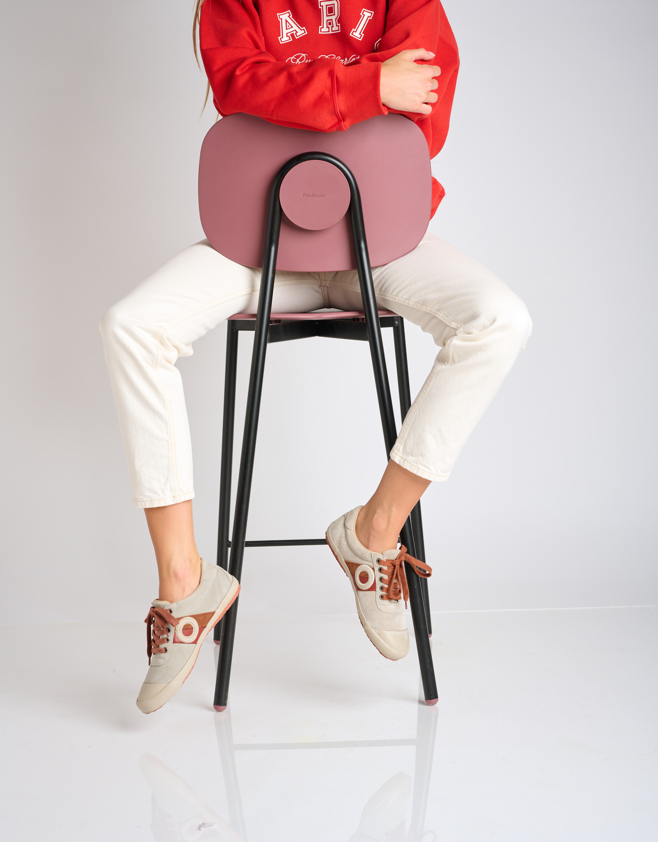 נעלי נשים - Aro - סניקרס זמש RAY - אבן3