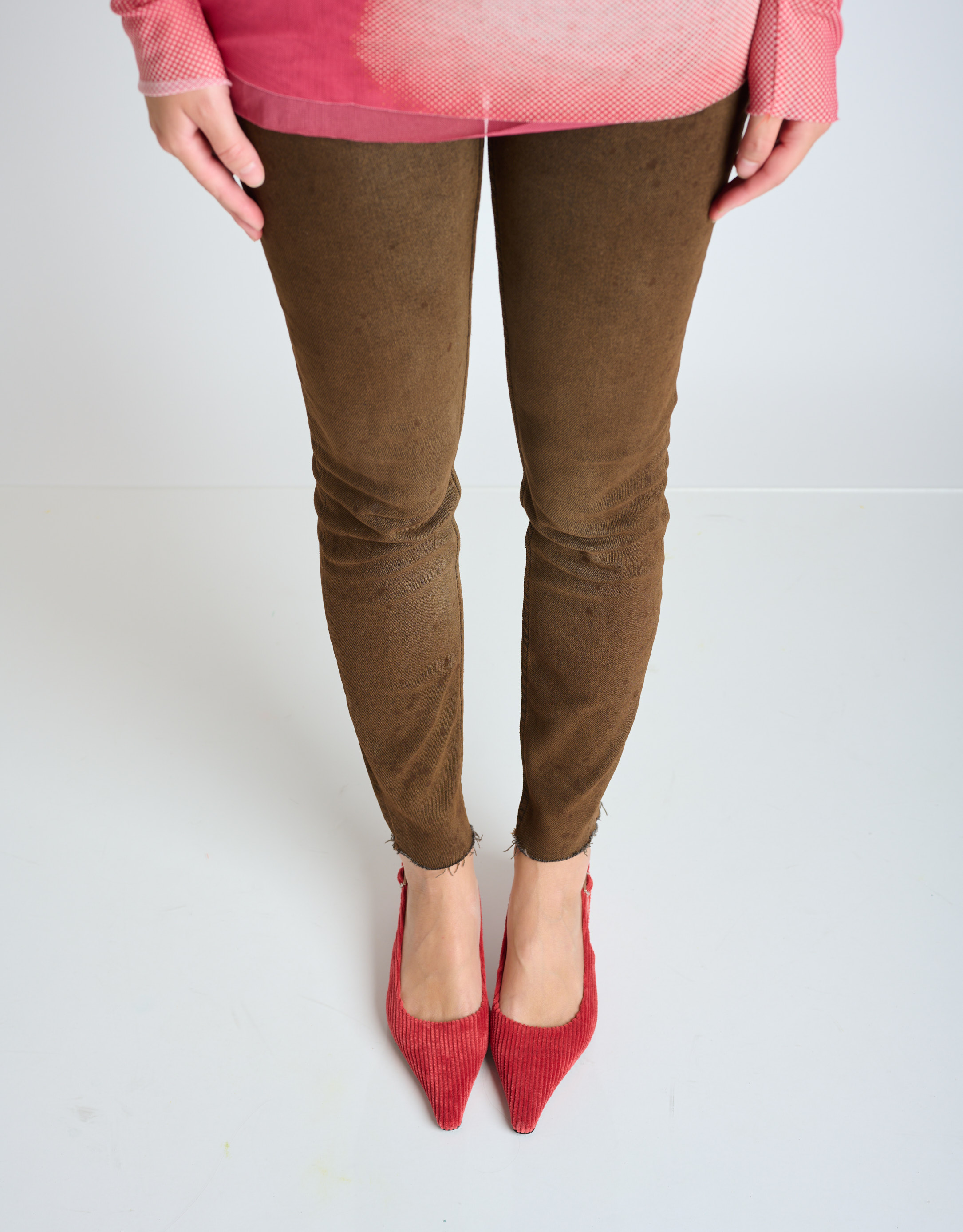 נעלי נשים - Jeffrey Campbell - נעלי סירה ALORA - אדום2