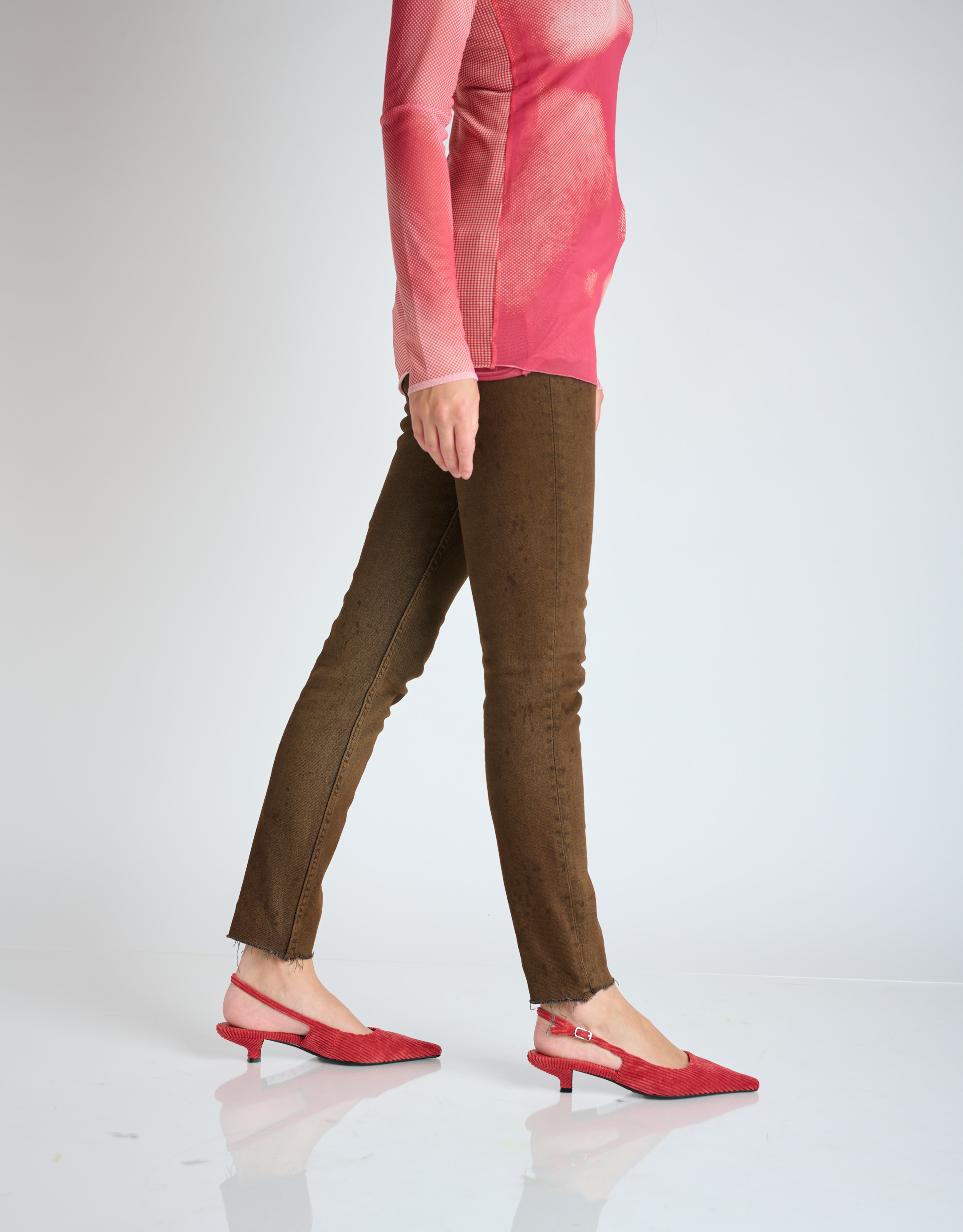 נעלי נשים - Jeffrey Campbell - נעלי סירה ALORA - אדום3