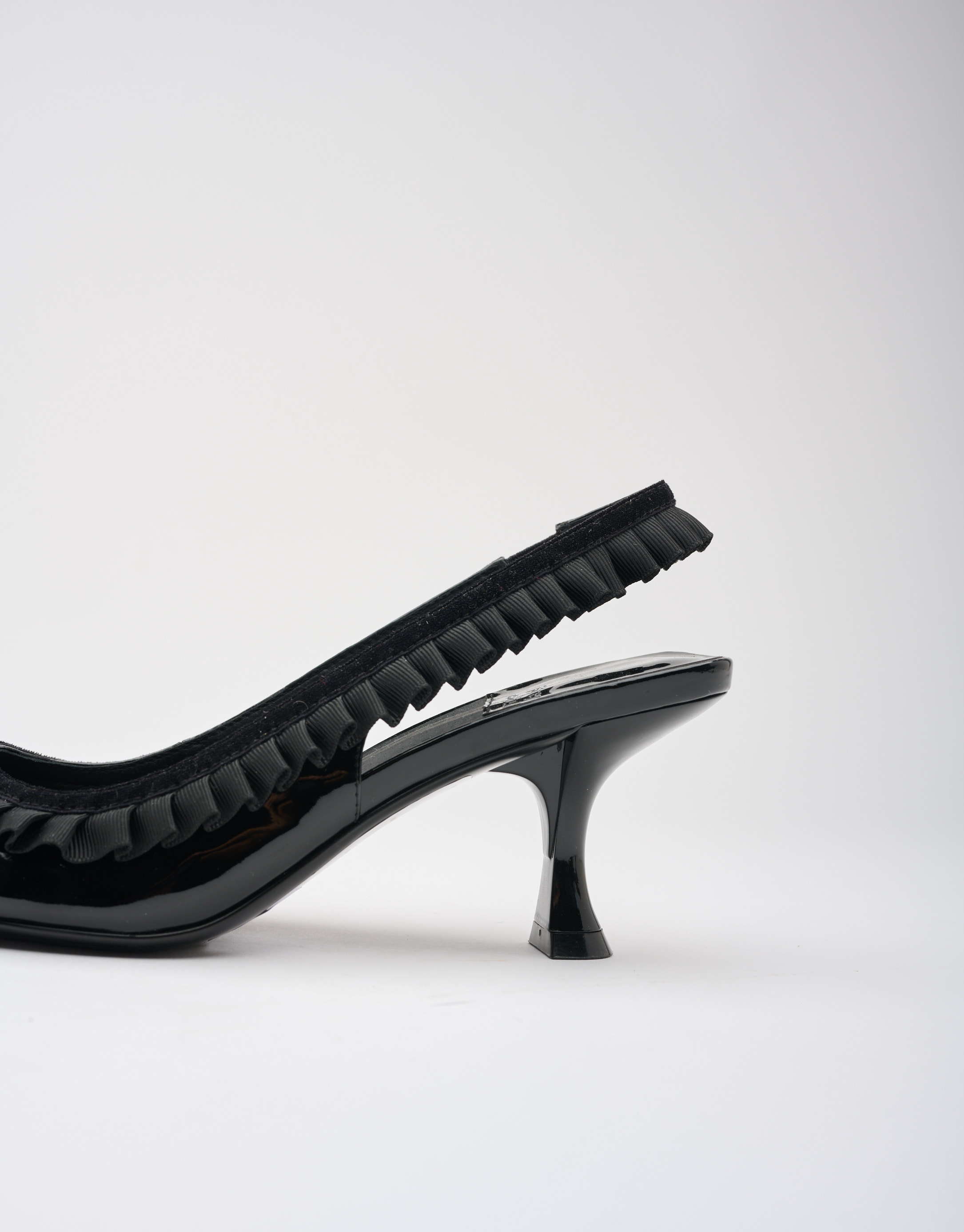 נעלי נשים - Jeffrey Campbell - נעלי סירה עם עקב FEMININ - שחור3