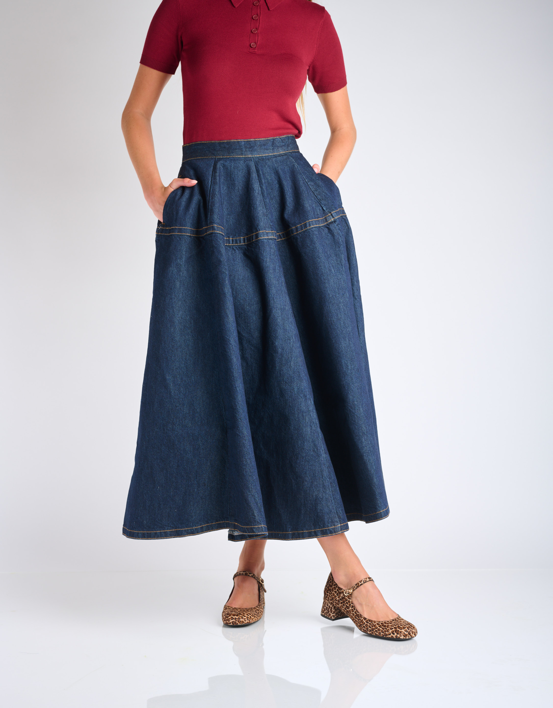 נעלי נשים - Jeffrey Campbell - נעלי בובה INTERN - נמר2