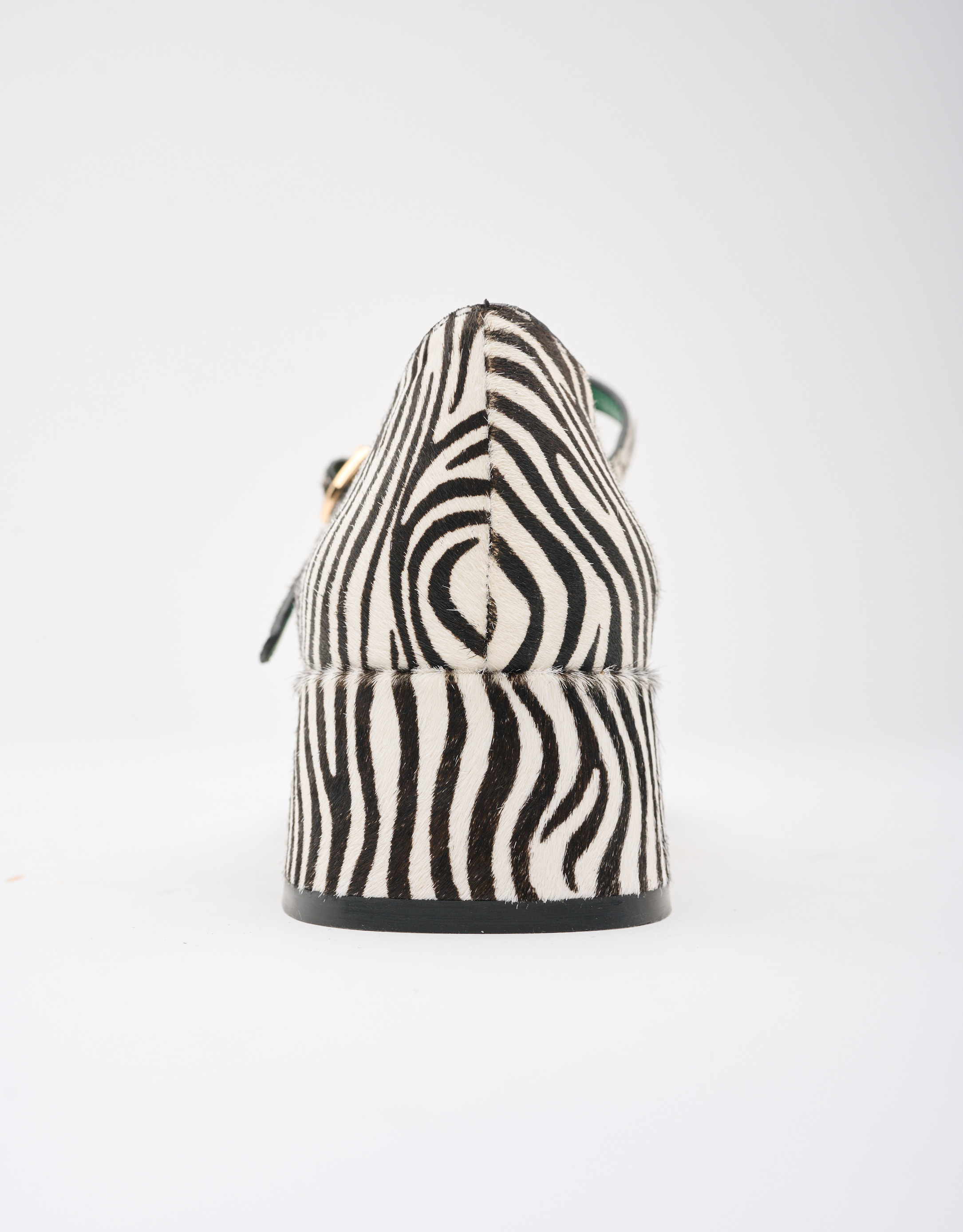 נעלי נשים - Jeffrey Campbell - נעלי בובה INTERN - זברה4