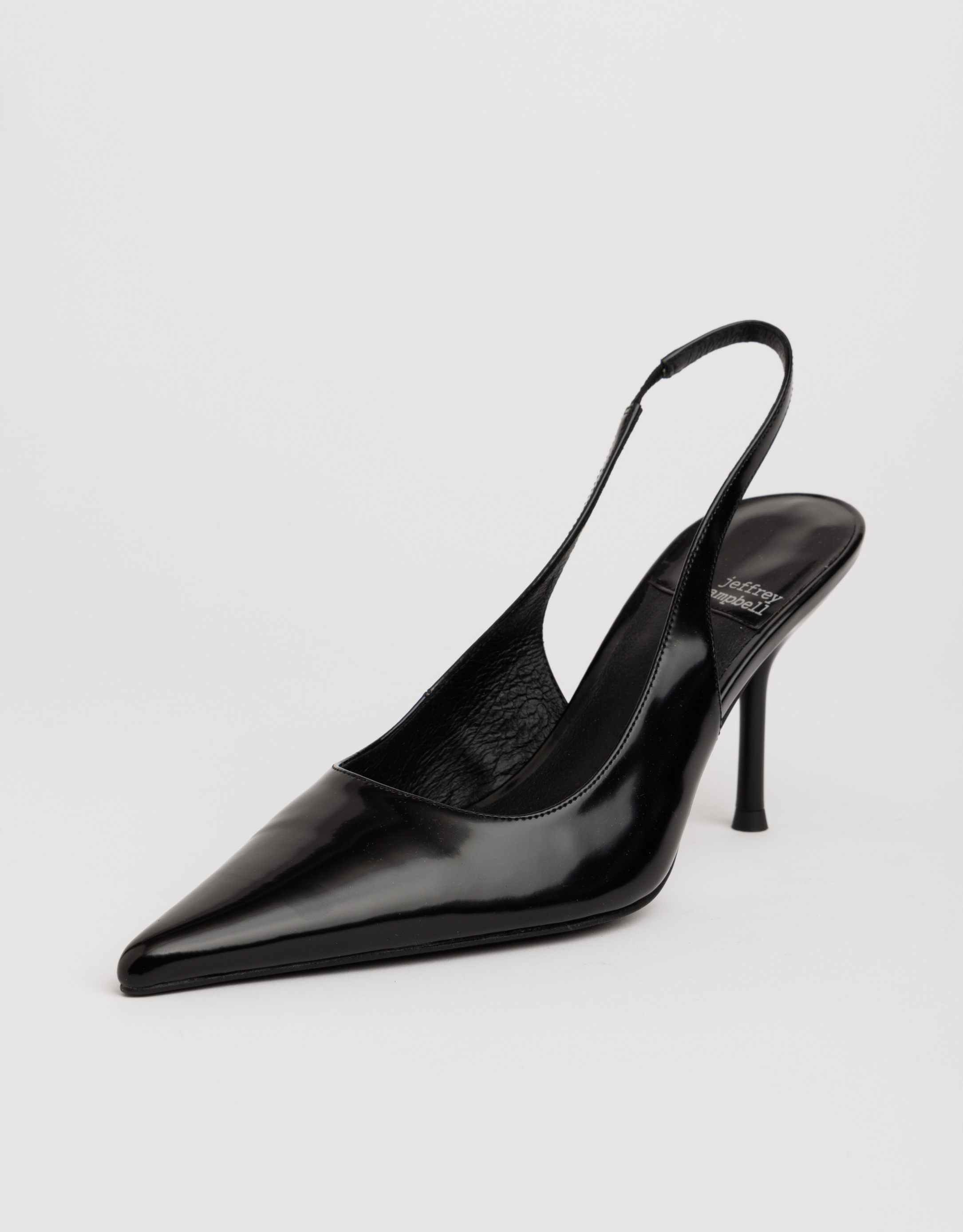 נעלי נשים - Jeffrey Campbell - נעלי סירה עם עקב LOFFICEL - שחור3