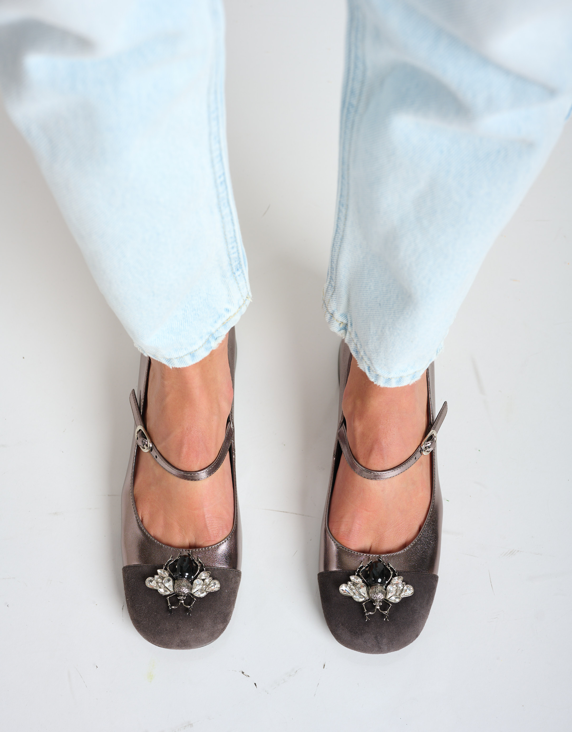 נעלי נשים - Jeffrey Campbell - נעלי בובה JITTERBURG - פיוטר3