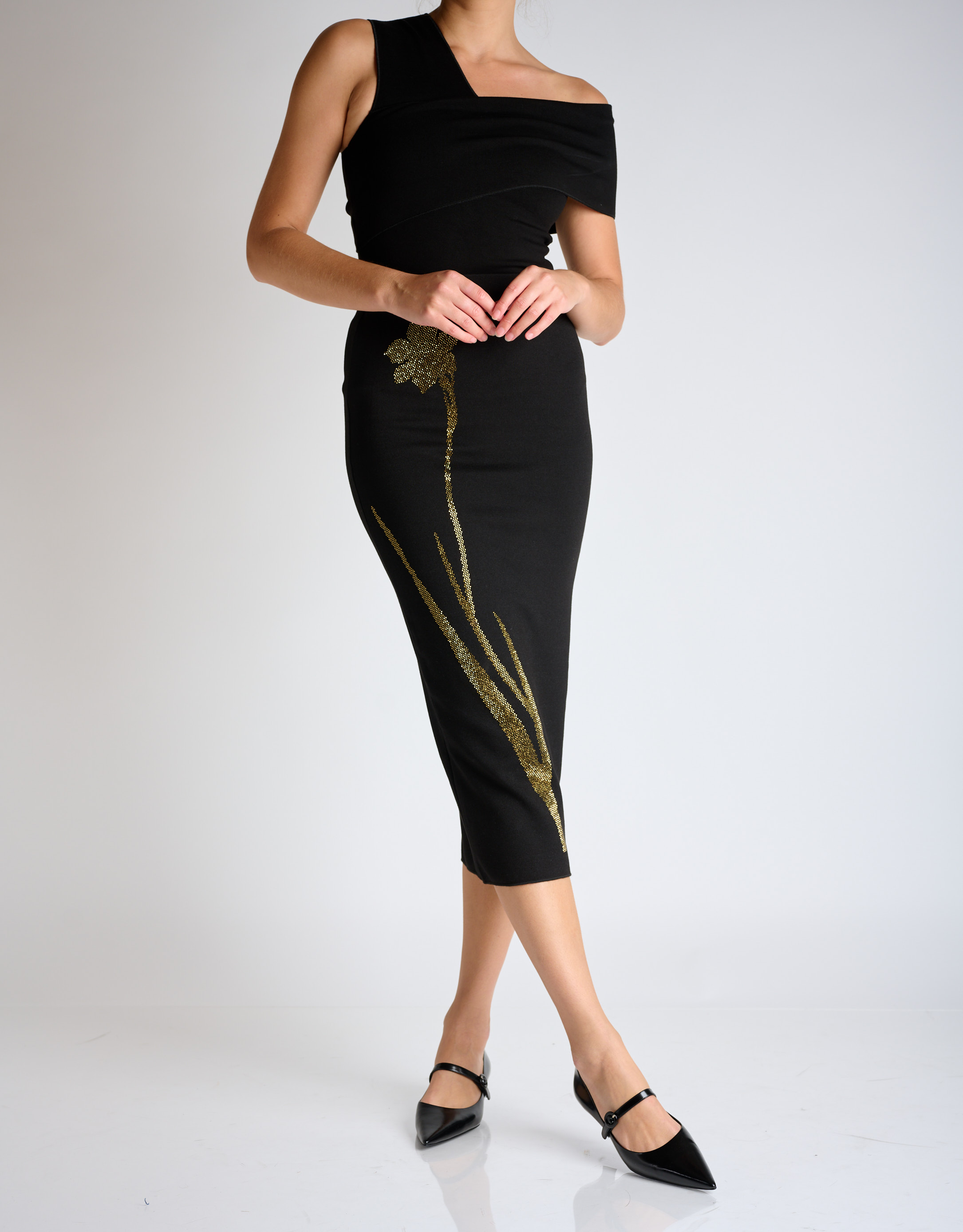 נעלי נשים - Jeffrey Campbell - נעלי סירה MISS MARRY - שחור2