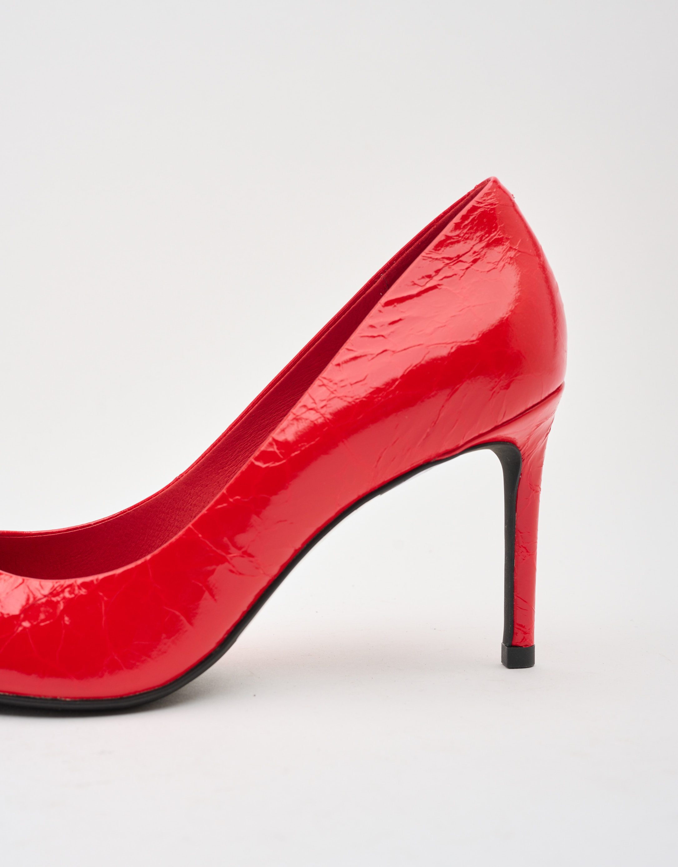 נעלי נשים - Jeffrey Campbell - נעלי סירה עם עקב NIKIA - אדום3