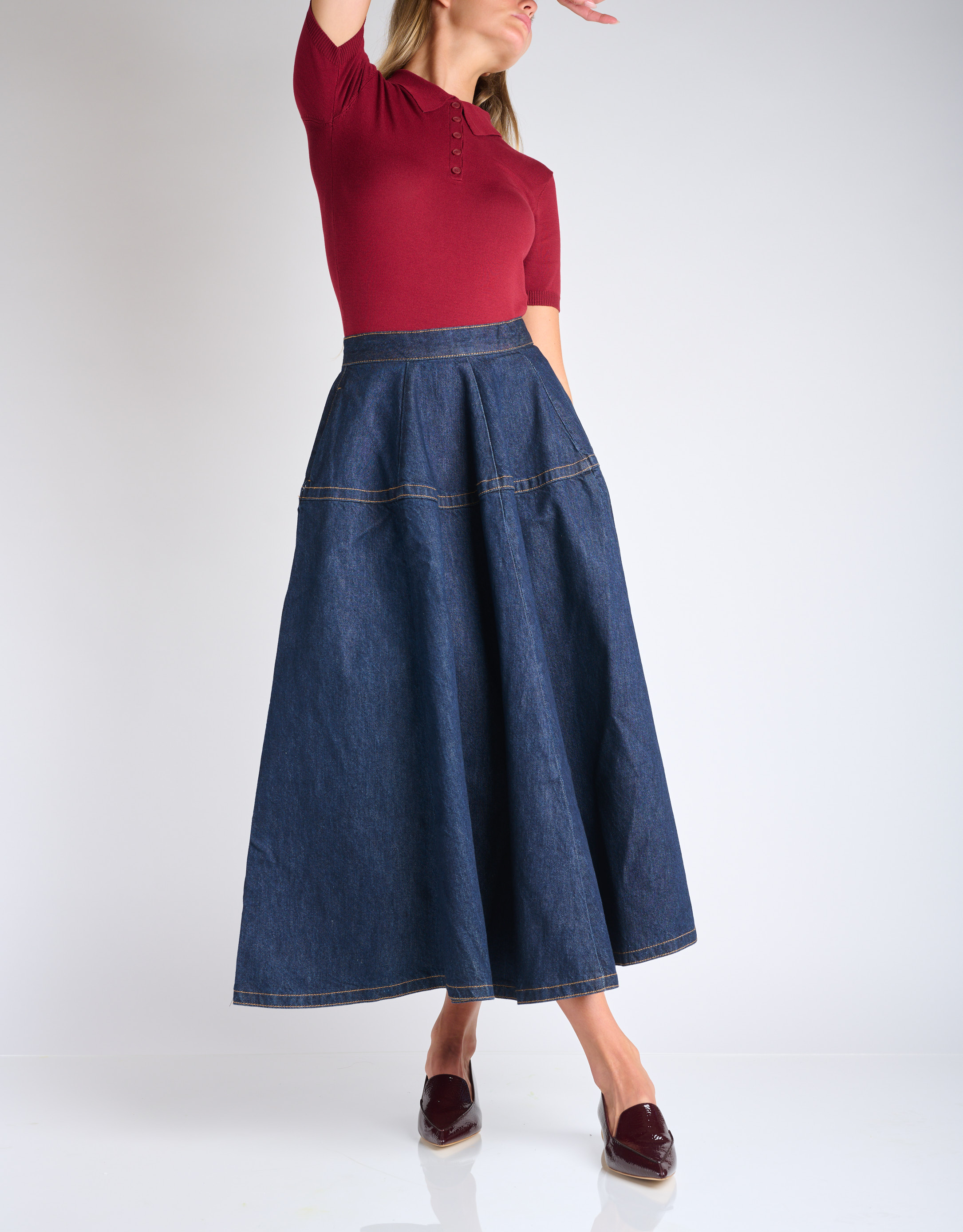 נעלי נשים - Jeffrey Campbell - נעלי סירה VIONA לק - בורדו4