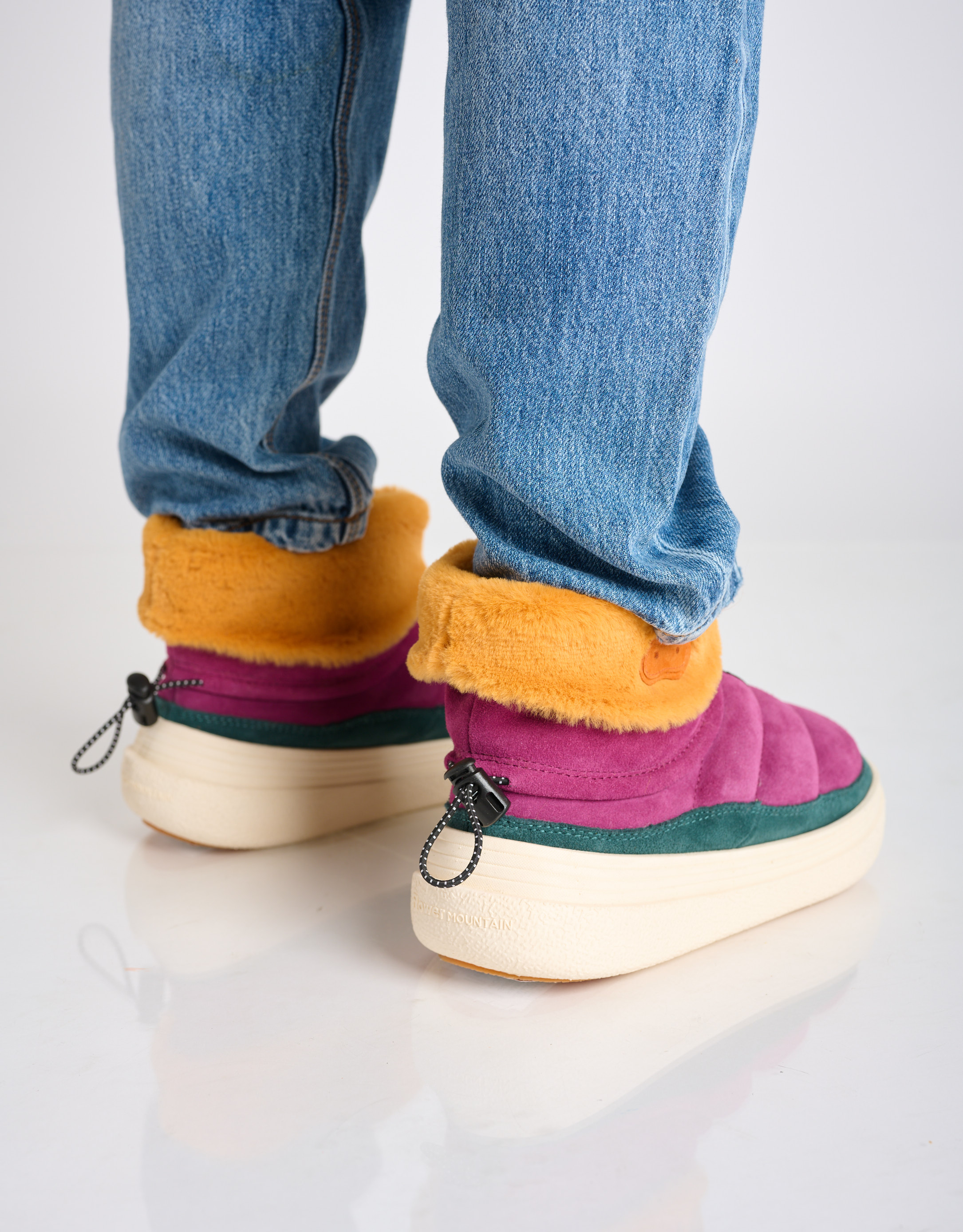 נעלי נשים - Flower Mountain - מגפוני פרווה FAMI MID - סגול4